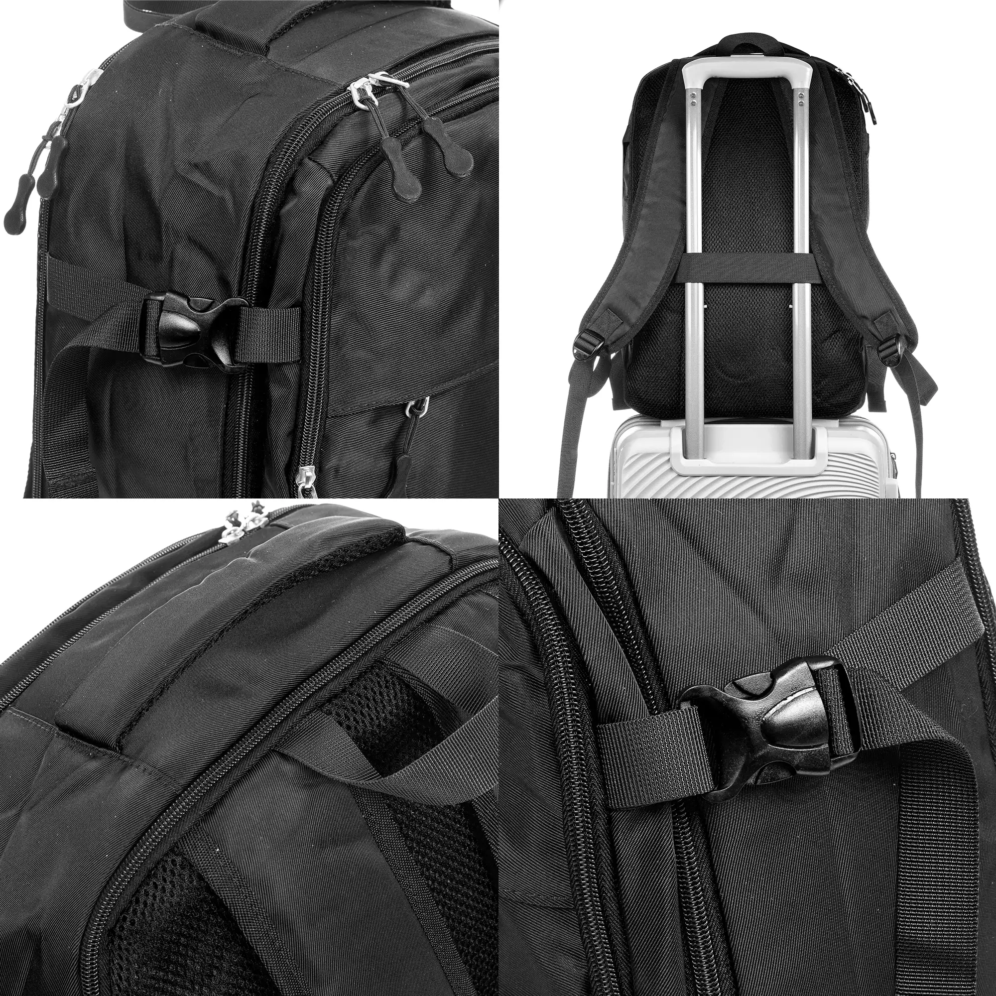 Mochila cabina multi compartimento, porta Laptop 17