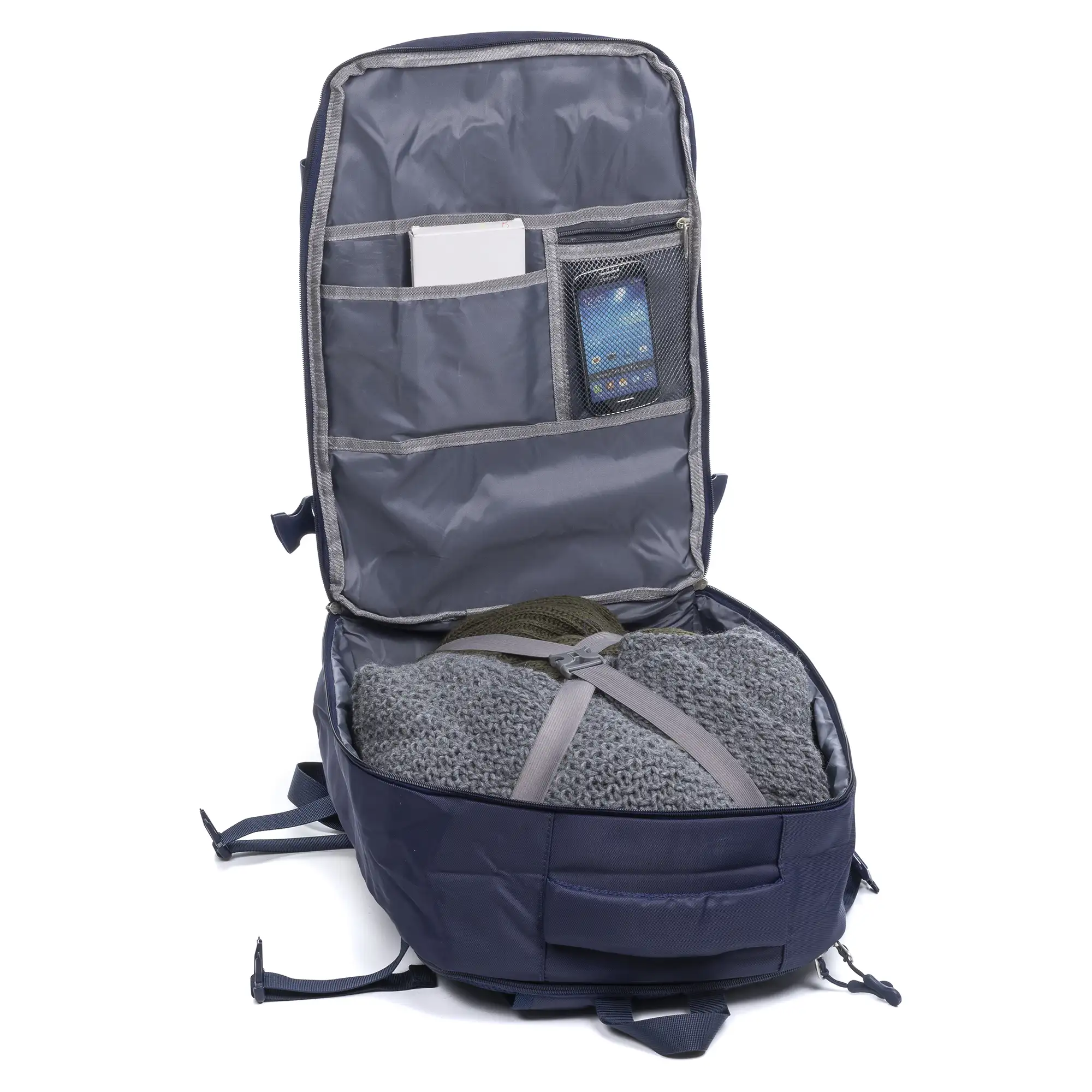 Mochila cabina multi compartimento, porta Laptop 17