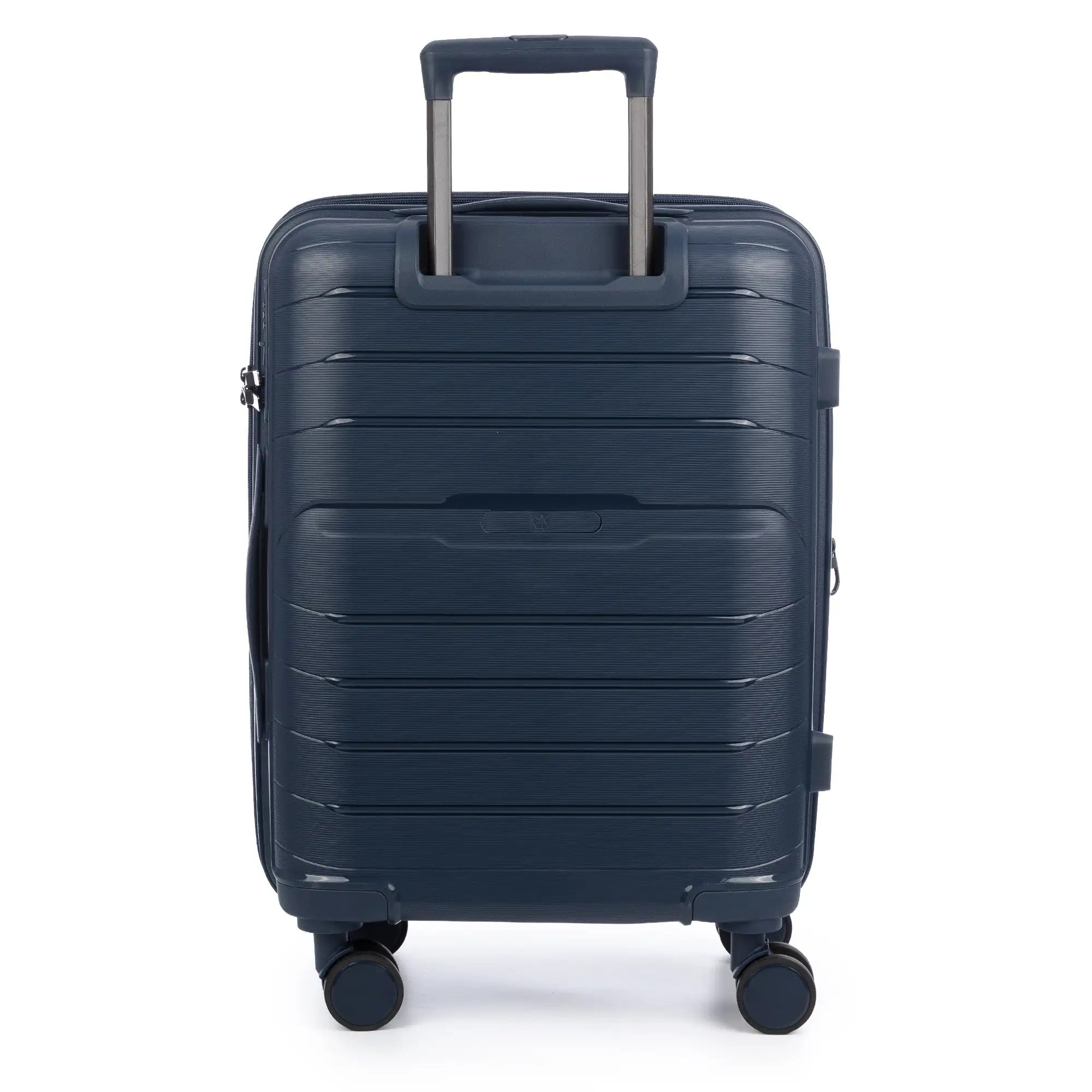 Juego de 3 maletas Trolley extensibles, en material ligero PP resistente a la rotura. Cerradura TSA numérica, 4 ruedas dobles giratorias 360°.