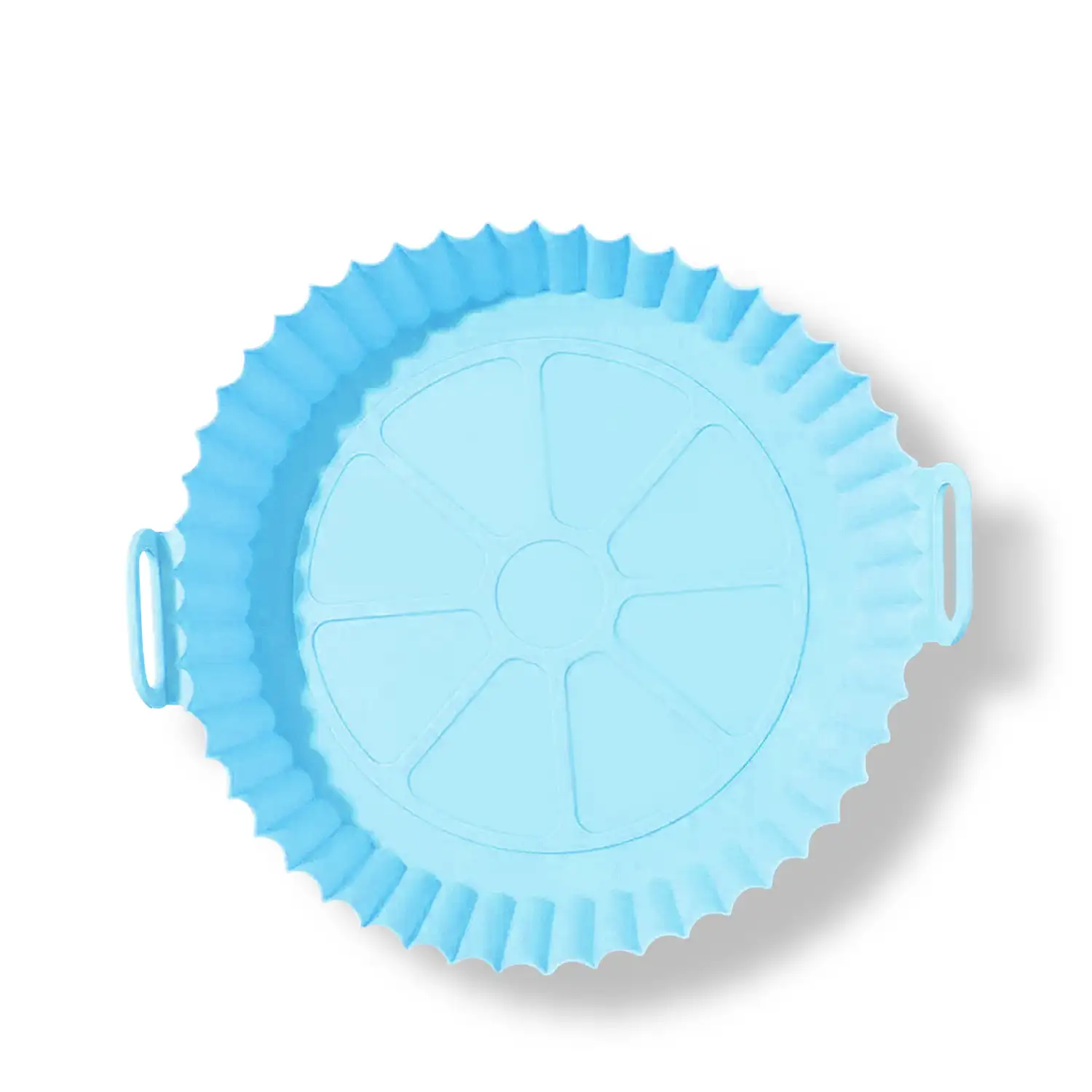 Molde silicona con asas freidora de aire 24*19*6 cms. Grado alimentario.