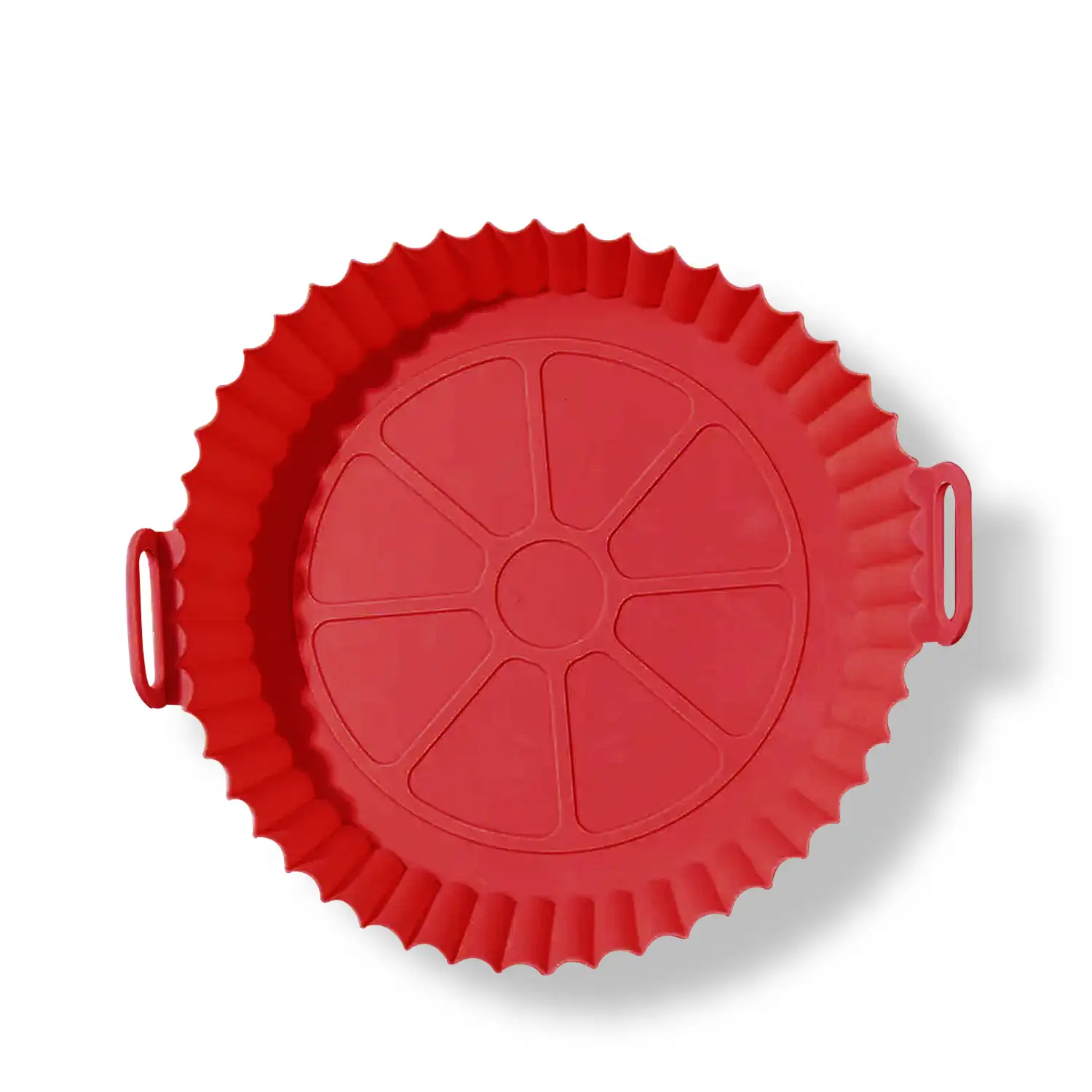 Molde silicona con asas freidora de aire 24*19*6 cms. Grado alimentario.