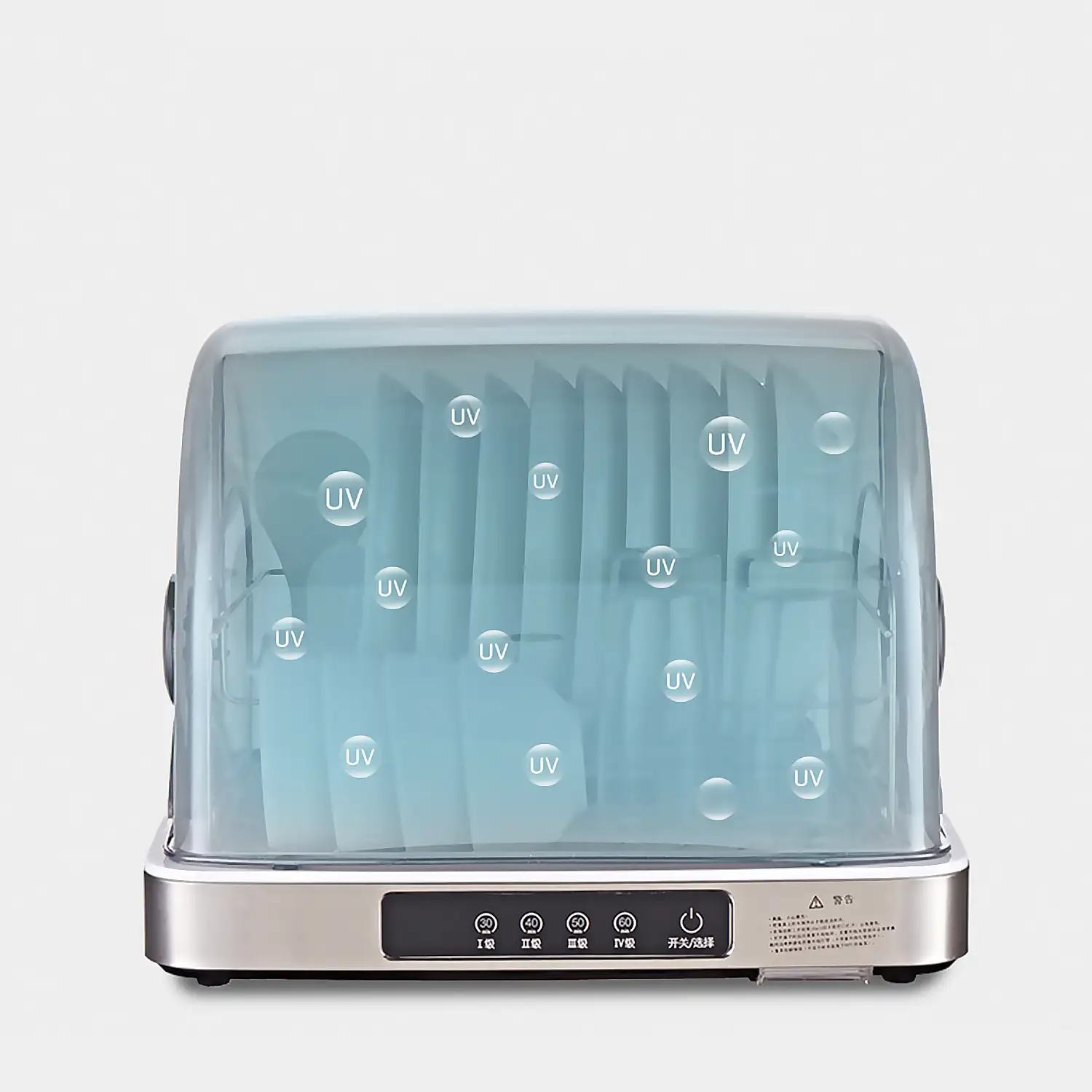 Esterilizador UV sobremesa antivirus de alta temperatura, secado de vajilla 32L.