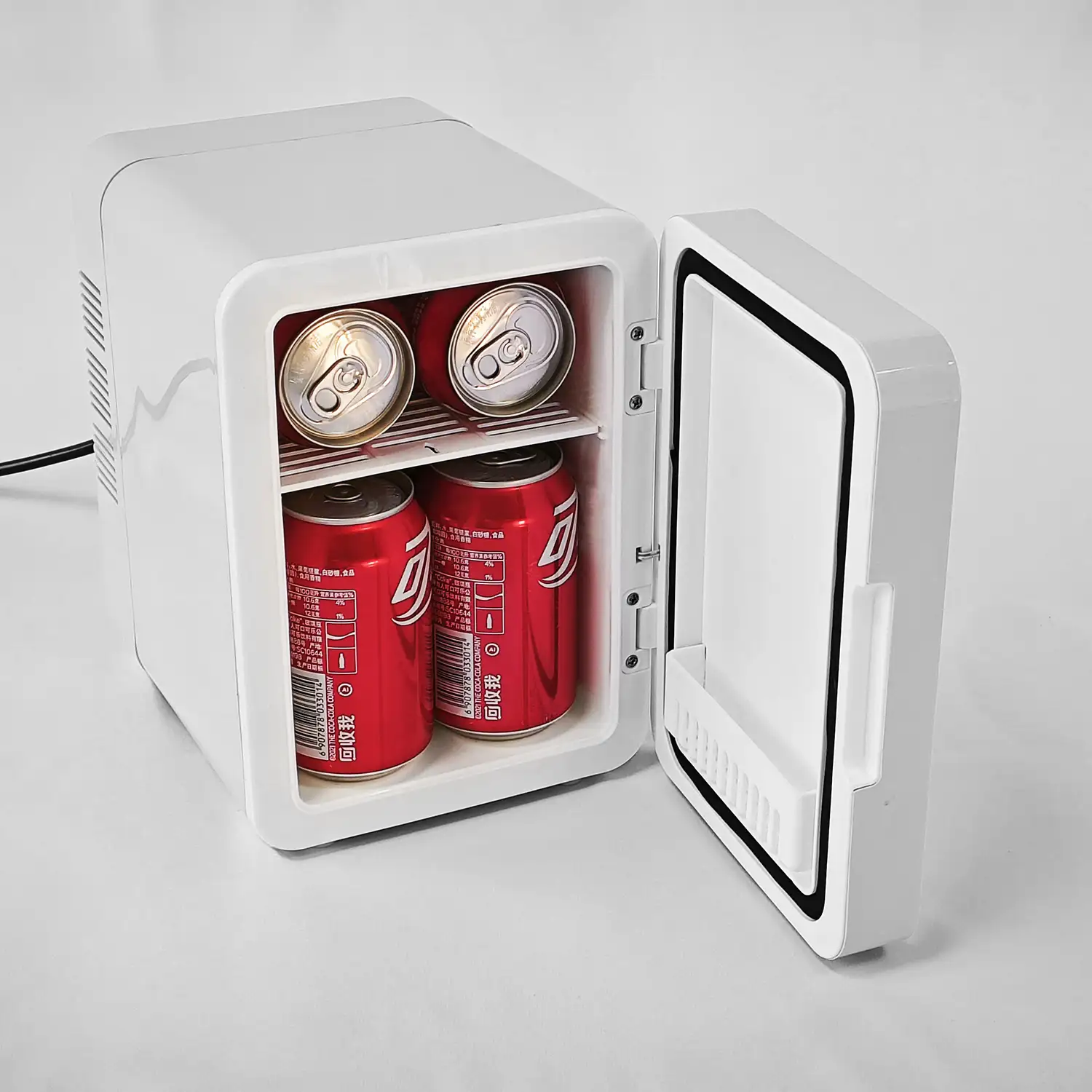 Refrigerador de belleza, mini nevera para maquillaje portátil de 6 litros. Modo frío y modo calor. Alimentación USB.