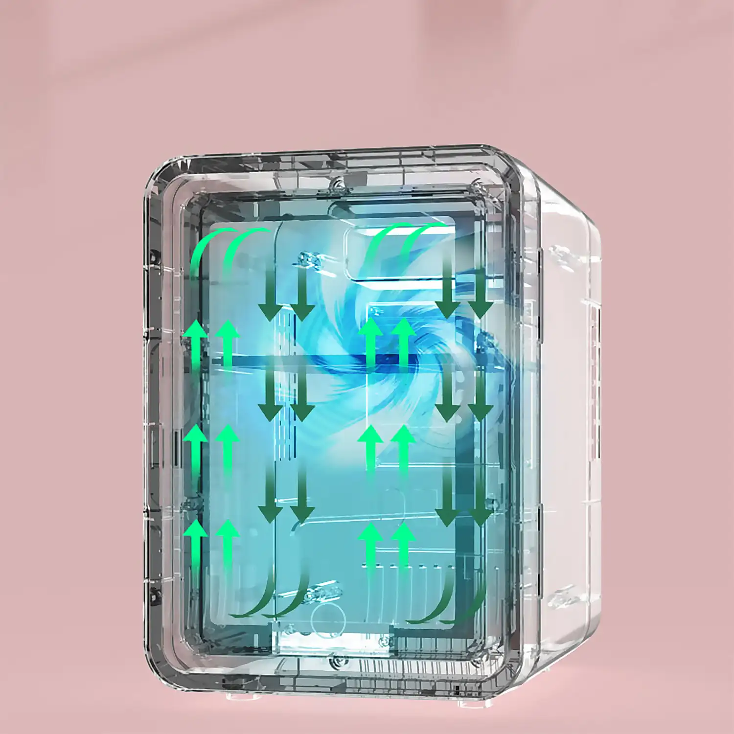 Refrigerador de belleza, mini nevera para maquillaje portátil de 6 litros. Modo frío y modo calor. Alimentación USB.