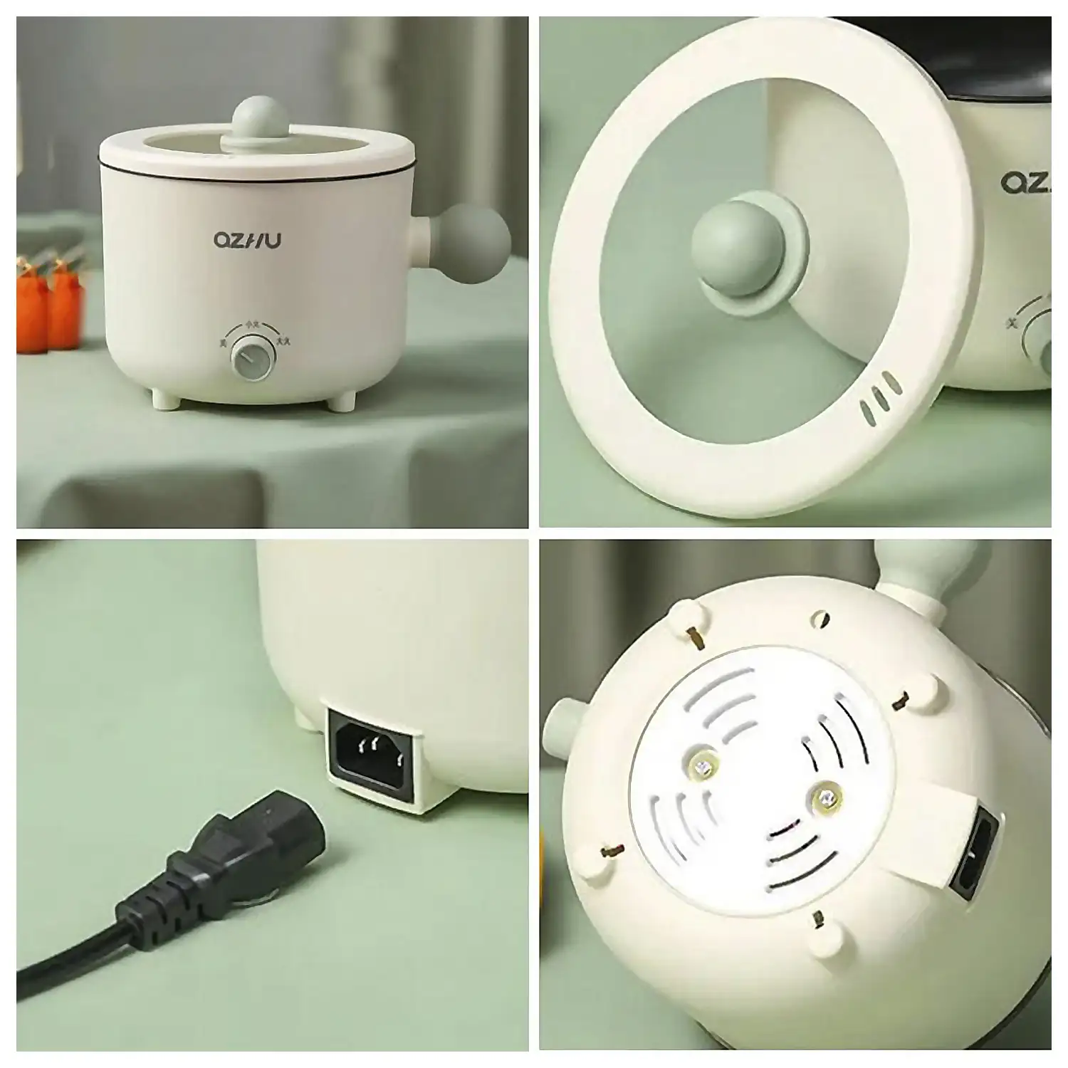 Olla multifunción eléctrica: arroz,sartén,hot pot... control temperatura antiadherente.