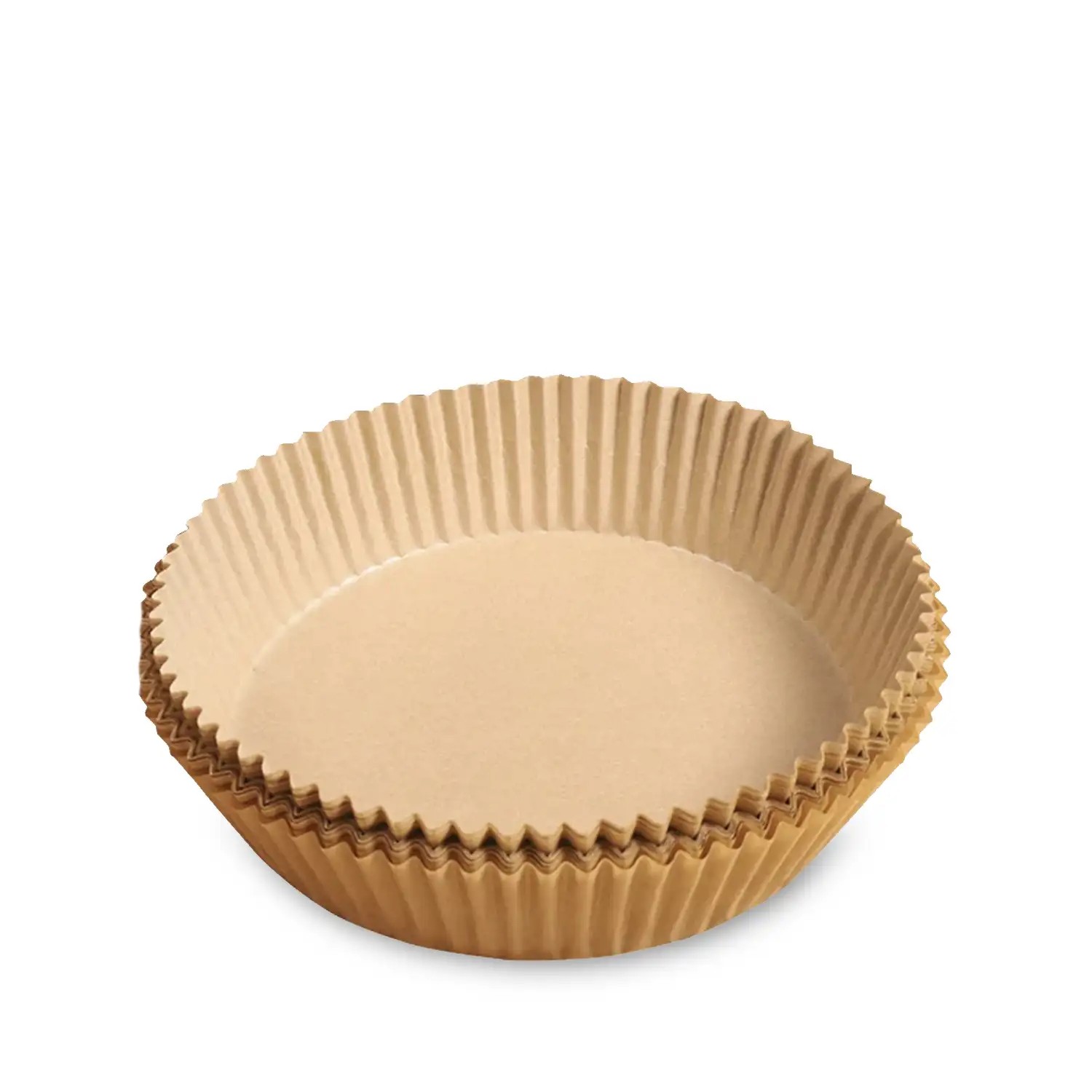 Papel para freidora de aire, 50 piezas, redondo, papel vegetal de horno antiadherente desechable sin perforar para hornear asar microondas sartén (16cm)