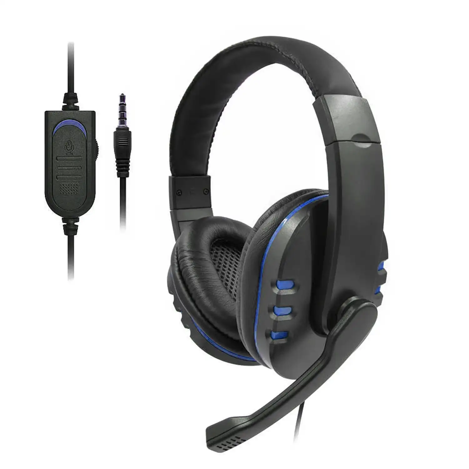 Headset PS488. Auriculares gaming con micro, conexión minijack y audio + micro separado. PS4, Xbox One, móvil, tablet, etc.