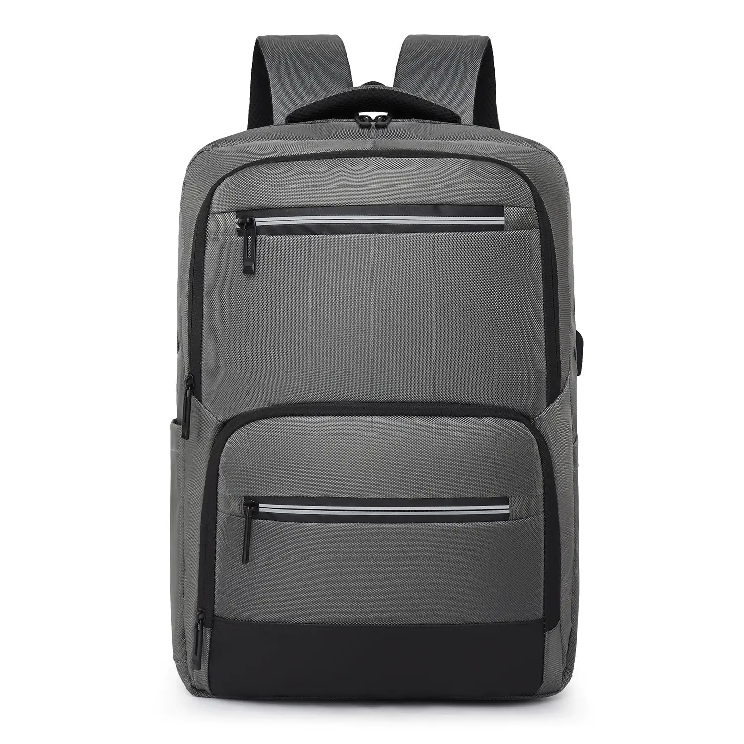 Mochila de viaje con gran resistencia, impermeable y con conexión USB. Acolchada, ventilada y con asa para trolley.