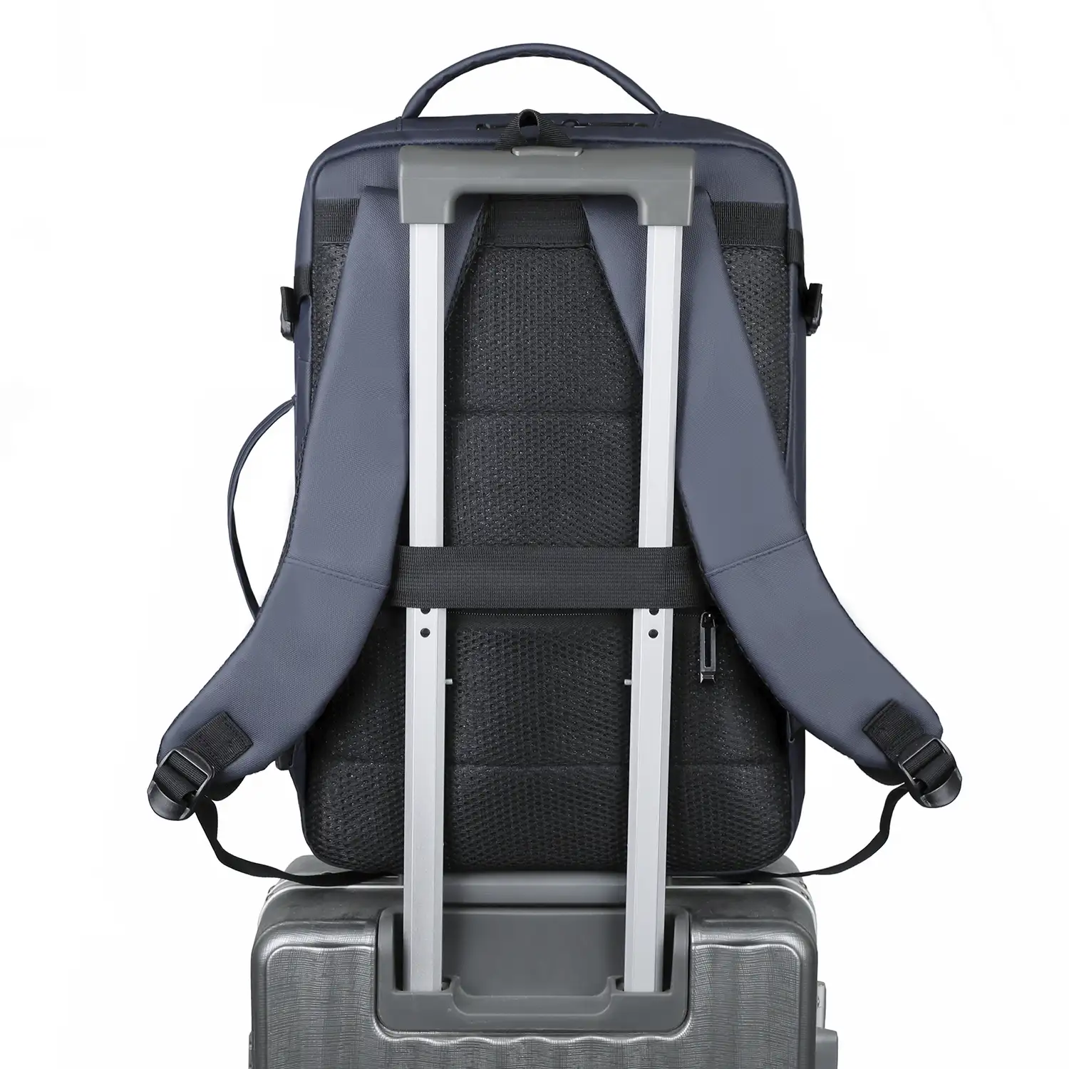 Mochila de cabina de viaje con gran capacidad y multicompartimento. Alta resistencia, impermeable y con conexión USB.