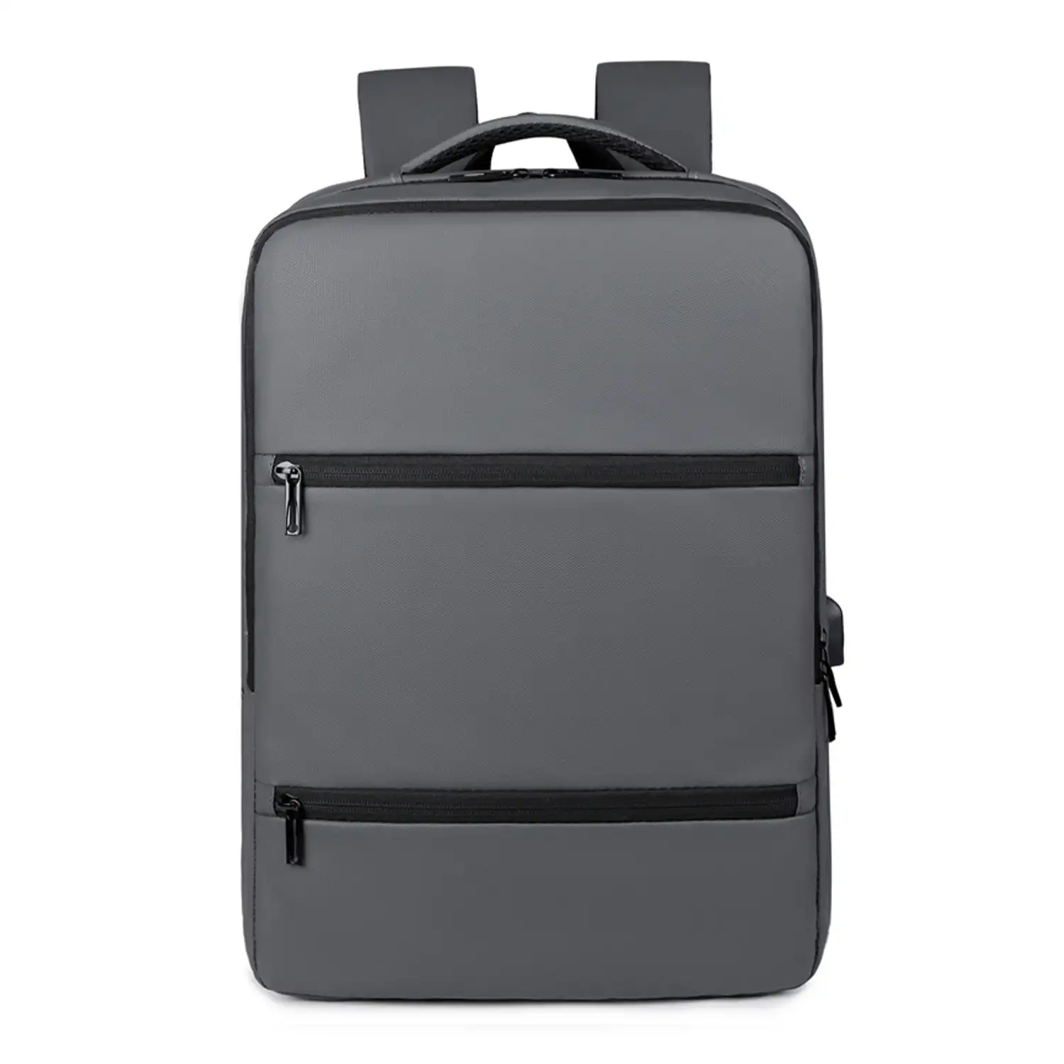 Mochila de viaje con gran resistencia, impermeable y con conexión USB. Acolchada y ventilada.