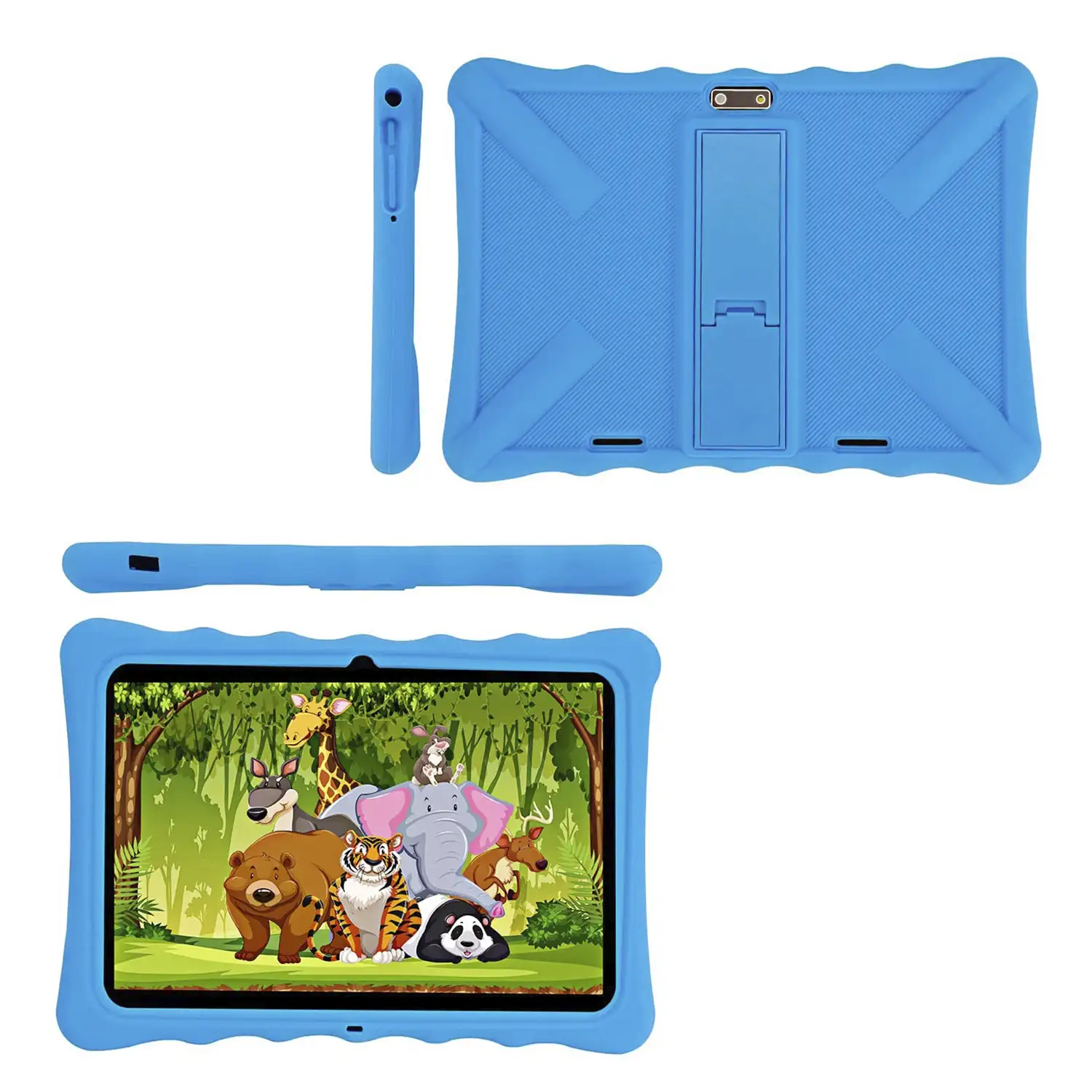 Tablet Infantil T10 WiFi + Dual SIM. SO Android 10 con IWAWA. Pantalla 10,1'' 1280x800px. SC7731E,  ARM Cortex™-A7 Quad-Core,1.3Ghz 2GB RAM + 32GB. Doble cámara.