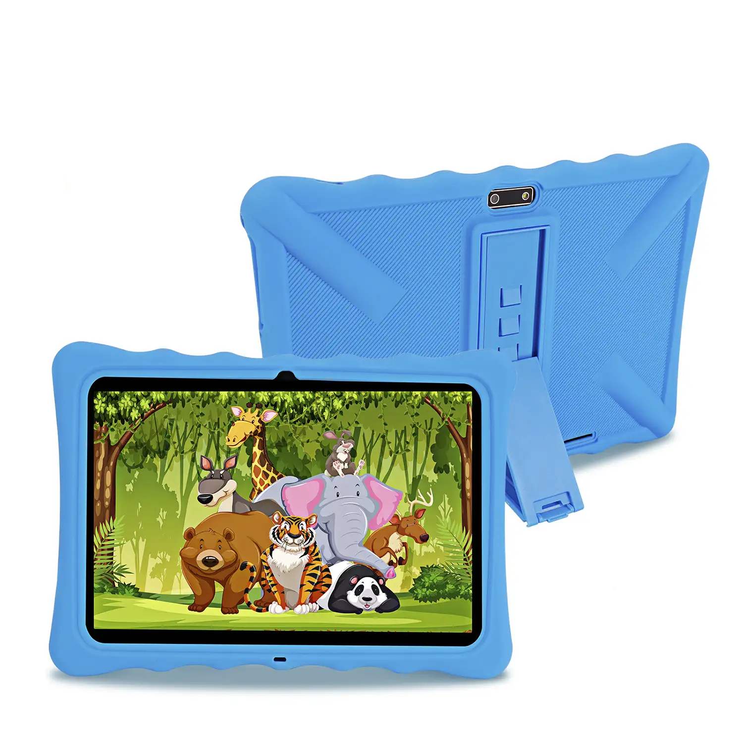Tablet Infantil T10 WiFi + Dual SIM. SO Android 10 con IWAWA. Pantalla 10,1'' 1280x800px. SC7731E,  ARM Cortex™-A7 Quad-Core,1.3Ghz 2GB RAM + 32GB. Doble cámara.