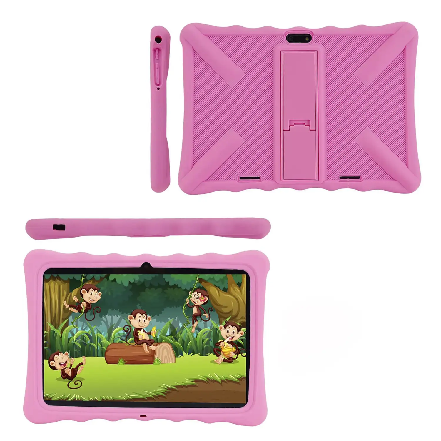 Tablet Infantil T10 WiFi + Dual SIM. SO Android 10 con IWAWA. Pantalla 10,1'' 1280x800px. SC7731E,  ARM Cortex™-A7 Quad-Core,1.3Ghz 2GB RAM + 32GB. Doble cámara.