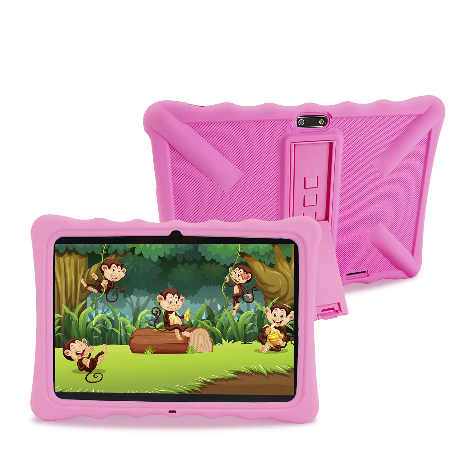 Tablet Infantil T10 WiFi + Dual SIM. SO Android 10 con IWAWA. Pantalla 10,1'' 1280x800px. SC7731E,  ARM Cortex™-A7 Quad-Core,1.3Ghz 2GB RAM + 32GB. Doble cámara.