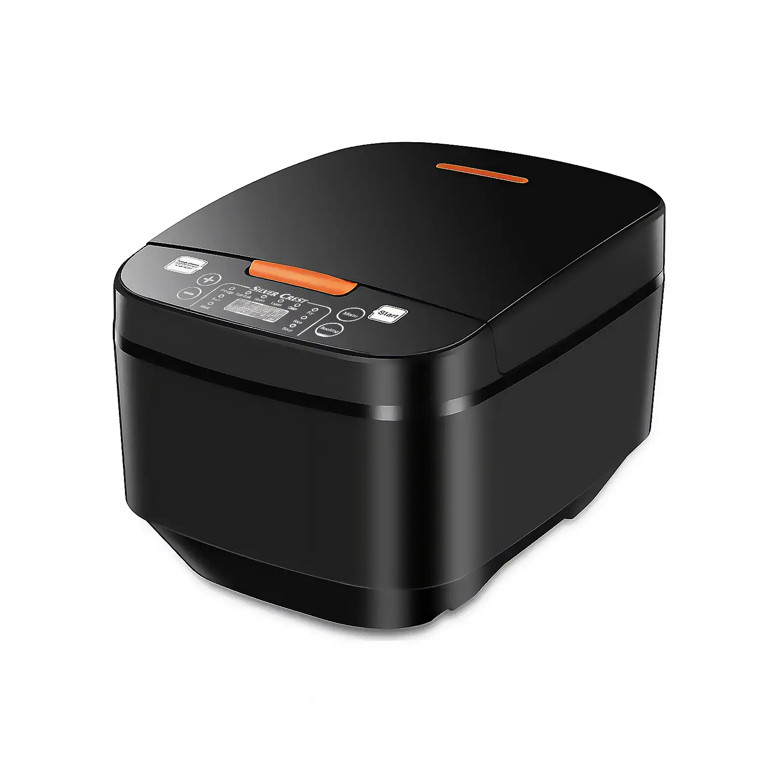 Arrocera eléctrica de calor tridimensional y 900W. Funciones y programas de cocina pregrabados. Cuenco antiadherente de 5 capas y 5L de capacidad.