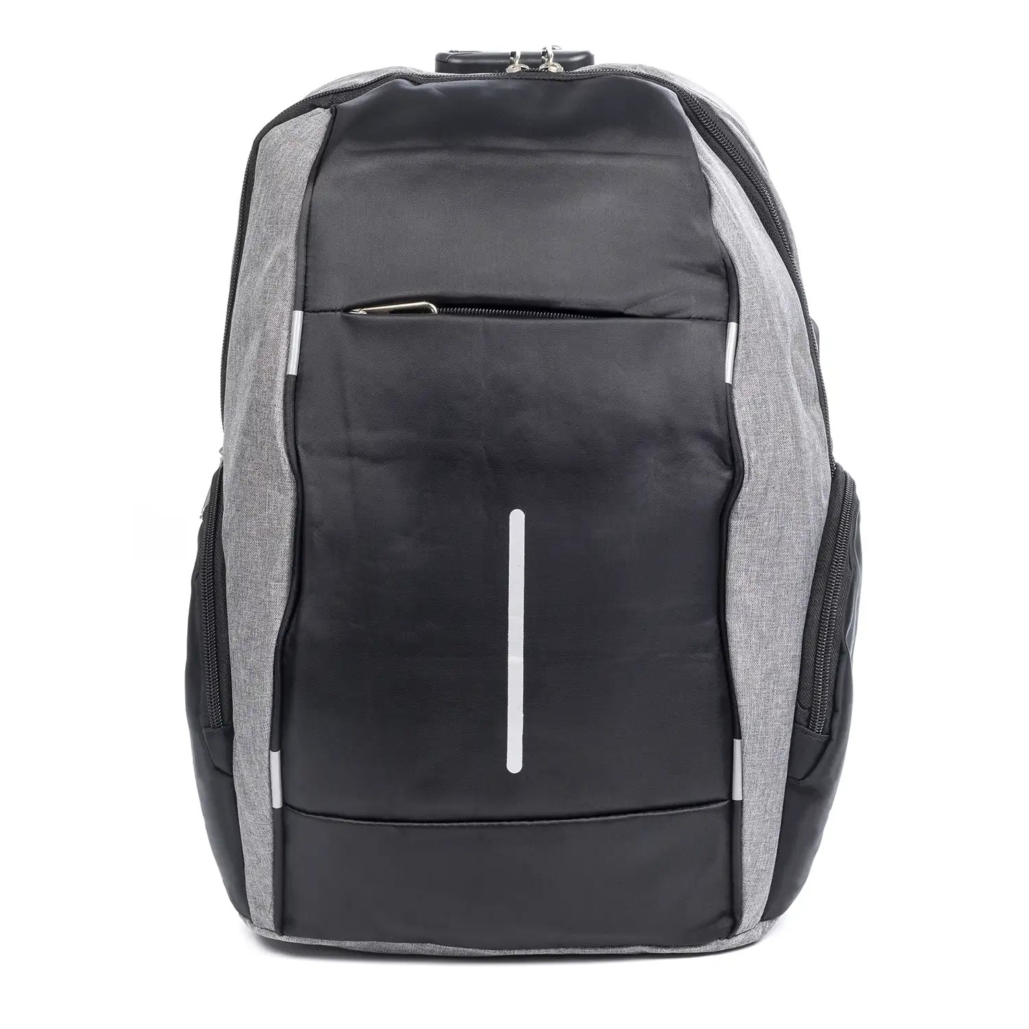 Mochila de cabina multicompartimento nylon. Asa de aluminio, refelctantes y cierre de seguridad númerico