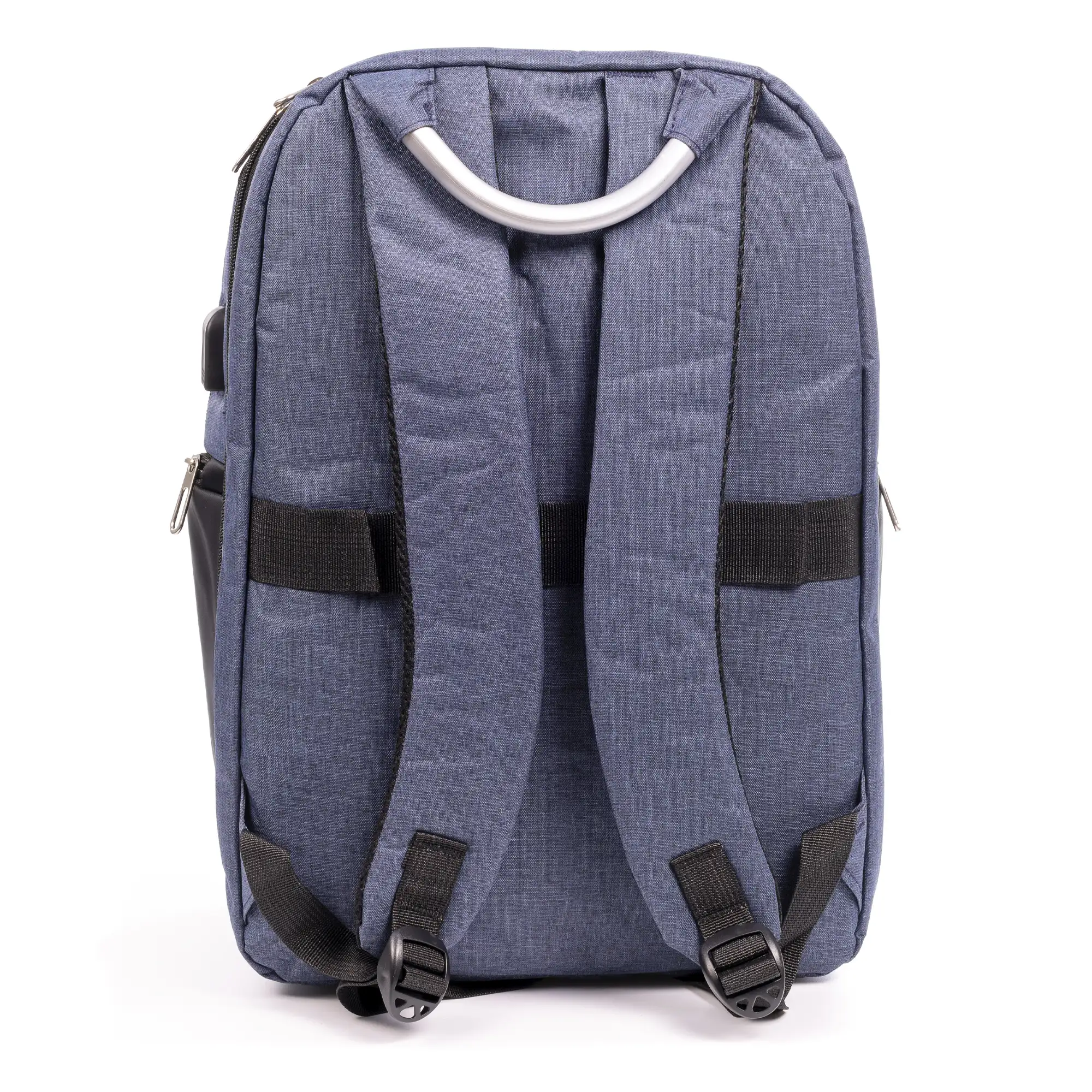 Mochila de cabina multicompartimento nylon. Asa de aluminio, refelctantes y cierre de seguridad númerico