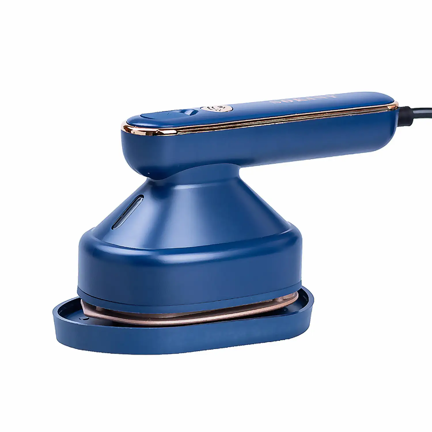 Mini plancha eléctrica portátil con sistema de vapor, depósito de 120ml.