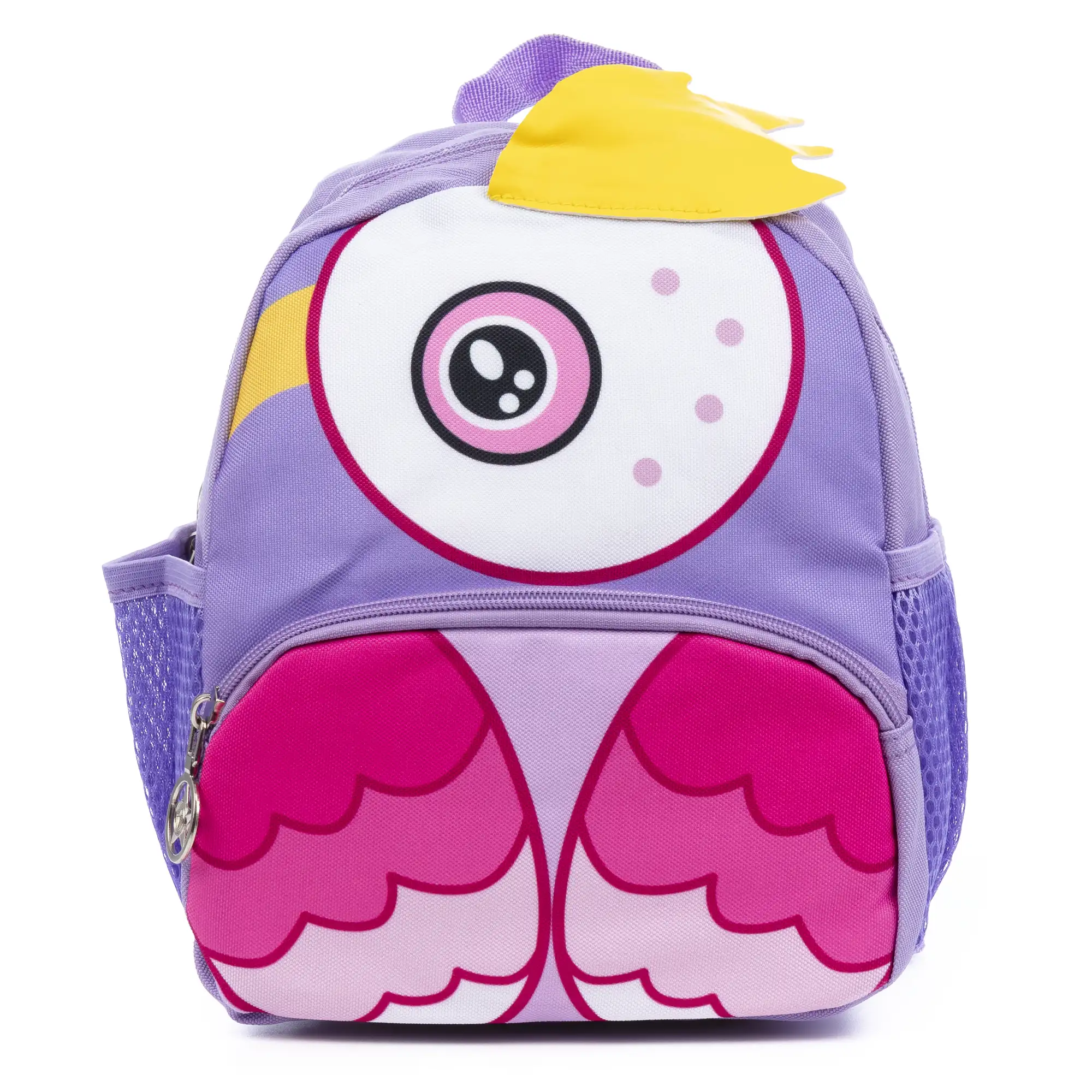 Mochila infantil con diseño de Pájaro. Con hombreras acolchadas, transpirables y ajustables.