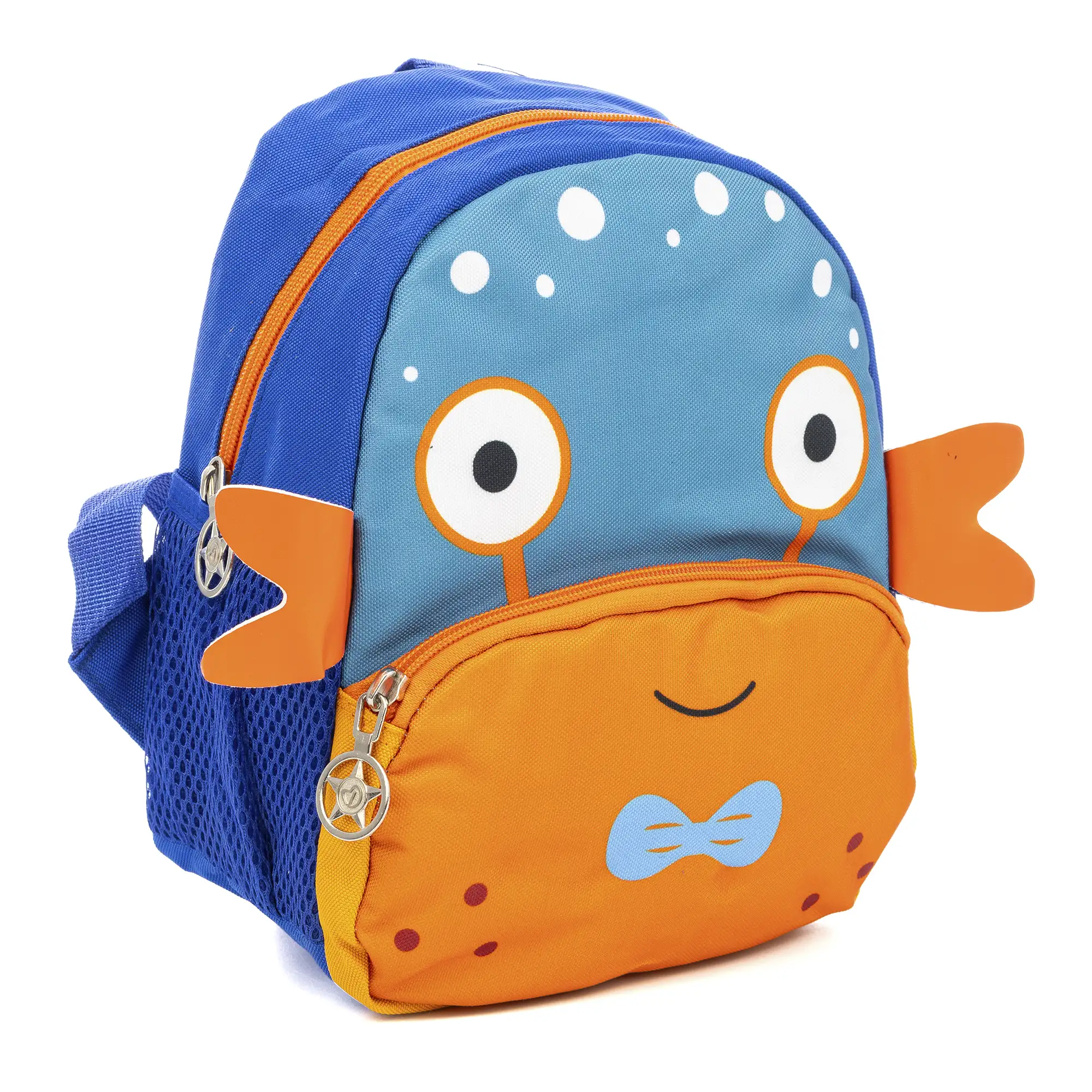 Mochila infantil con diseño de Cangrejo. Con hombreras acolchadas, transpirables y ajustables.