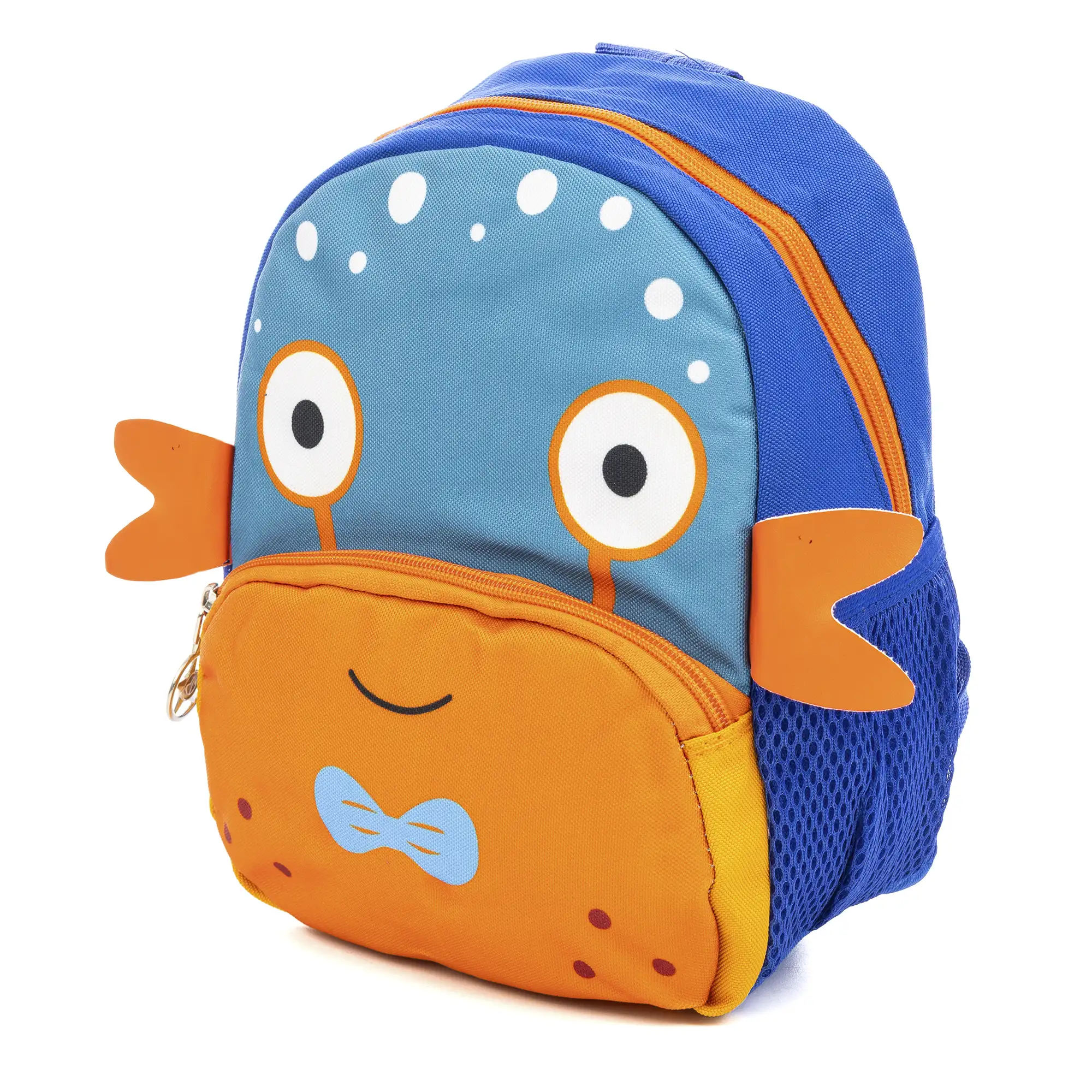 Mochila infantil con diseño de Cangrejo. Con hombreras acolchadas, transpirables y ajustables.