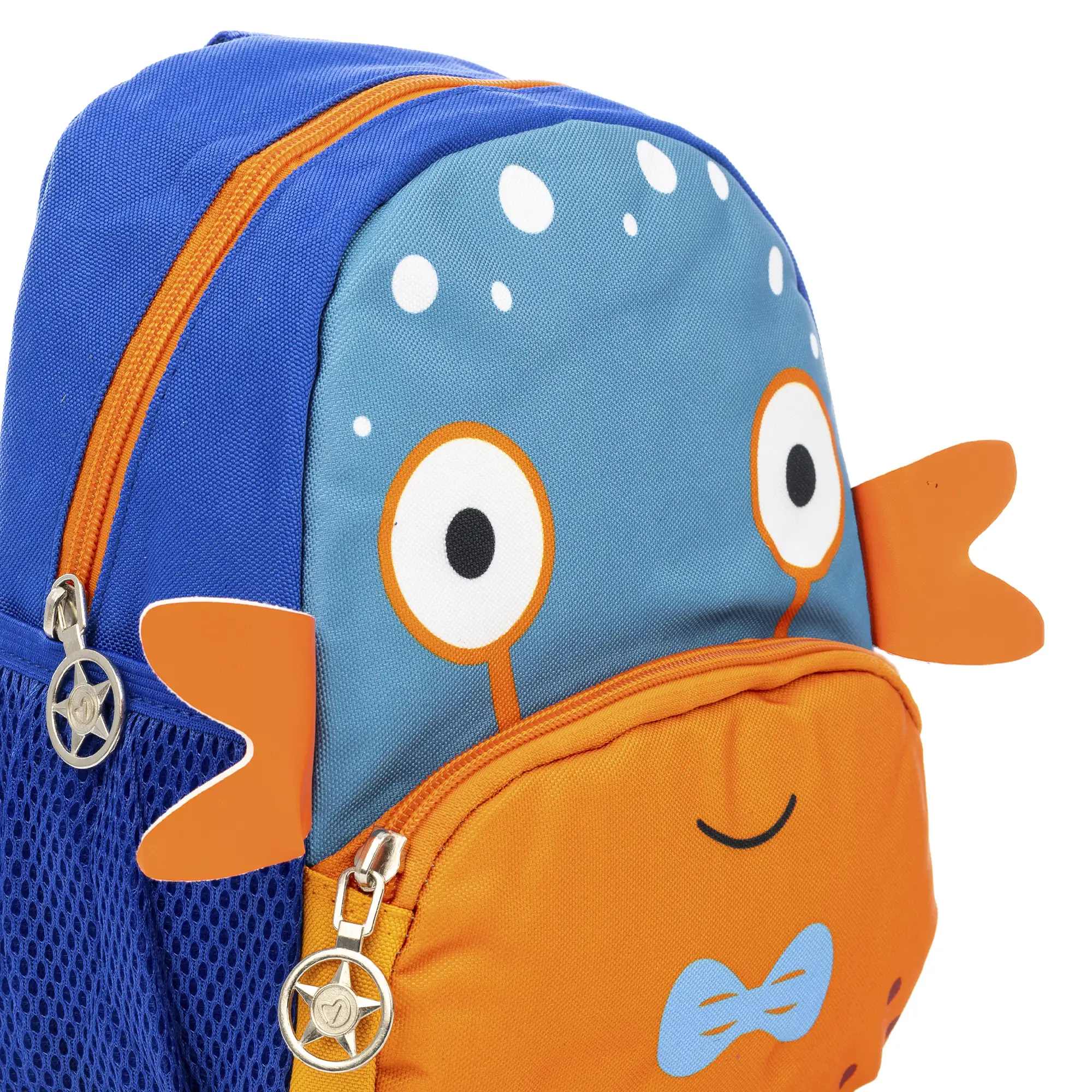Mochila infantil con diseño de Cangrejo. Con hombreras acolchadas, transpirables y ajustables.
