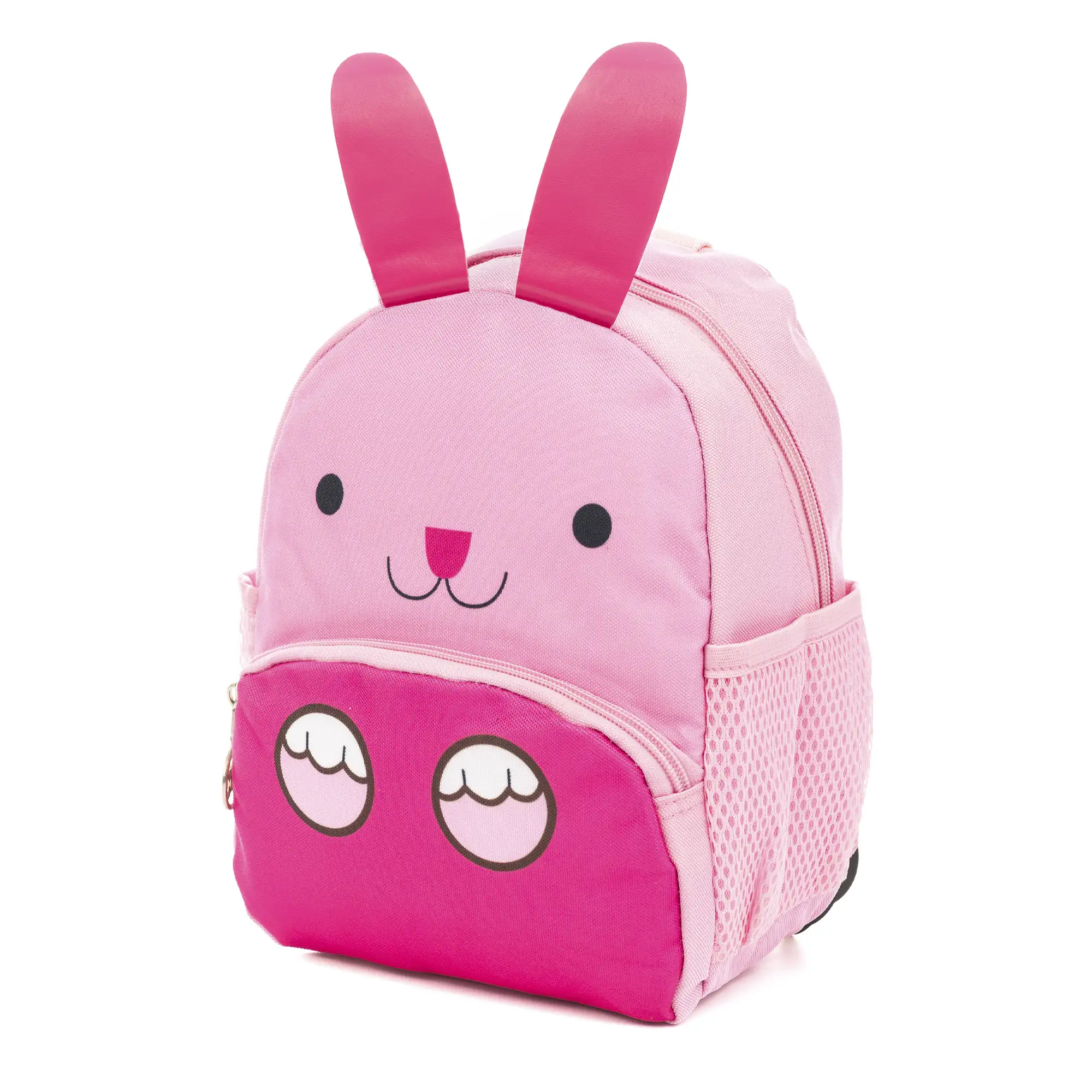 Mochila infantil con diseño de Conejo. Con hombreras acolchadas, transpirables y ajustables.