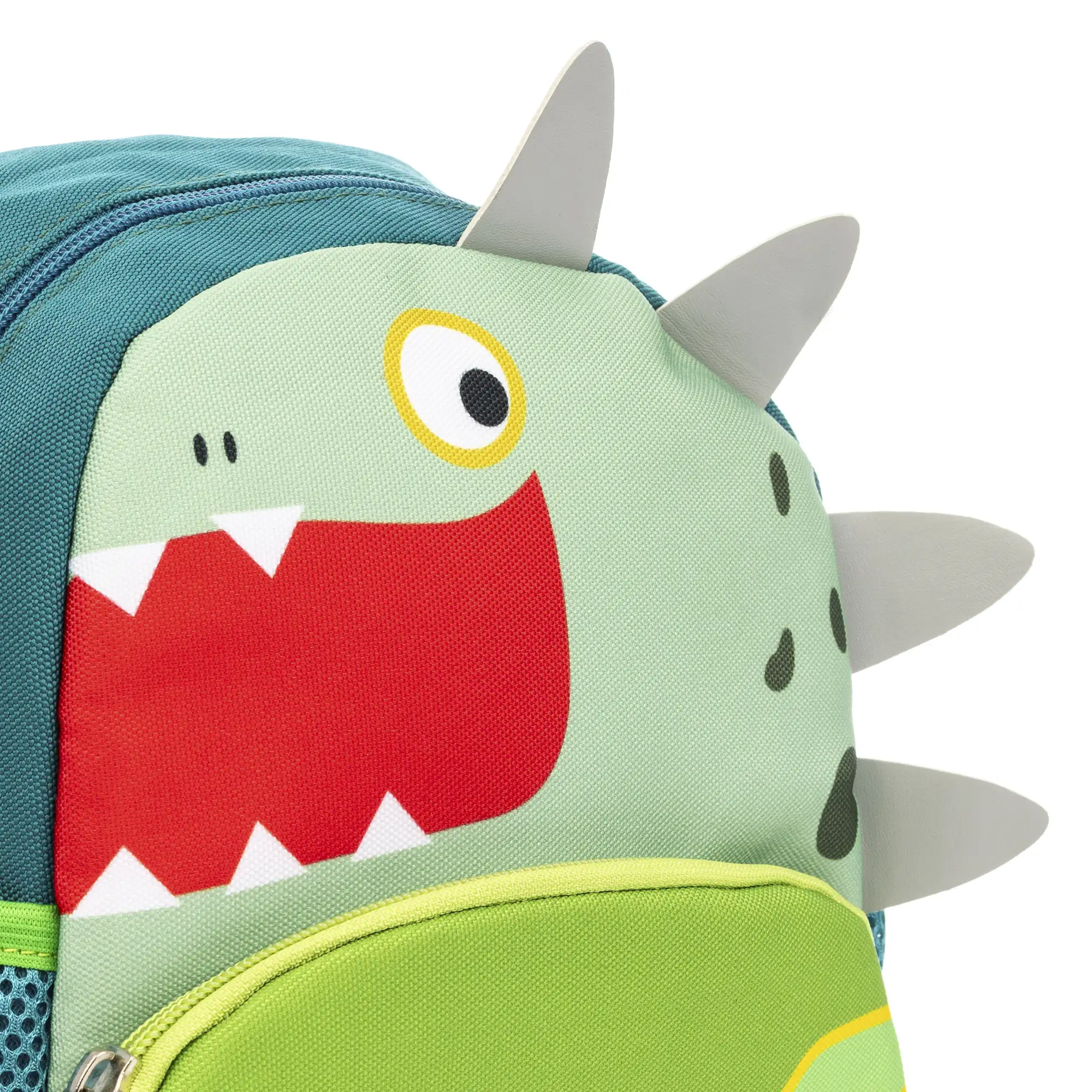 Mochila infantil con diseño de Dinosaurio. Con hombreras acolchadas, transpirables y ajustables.