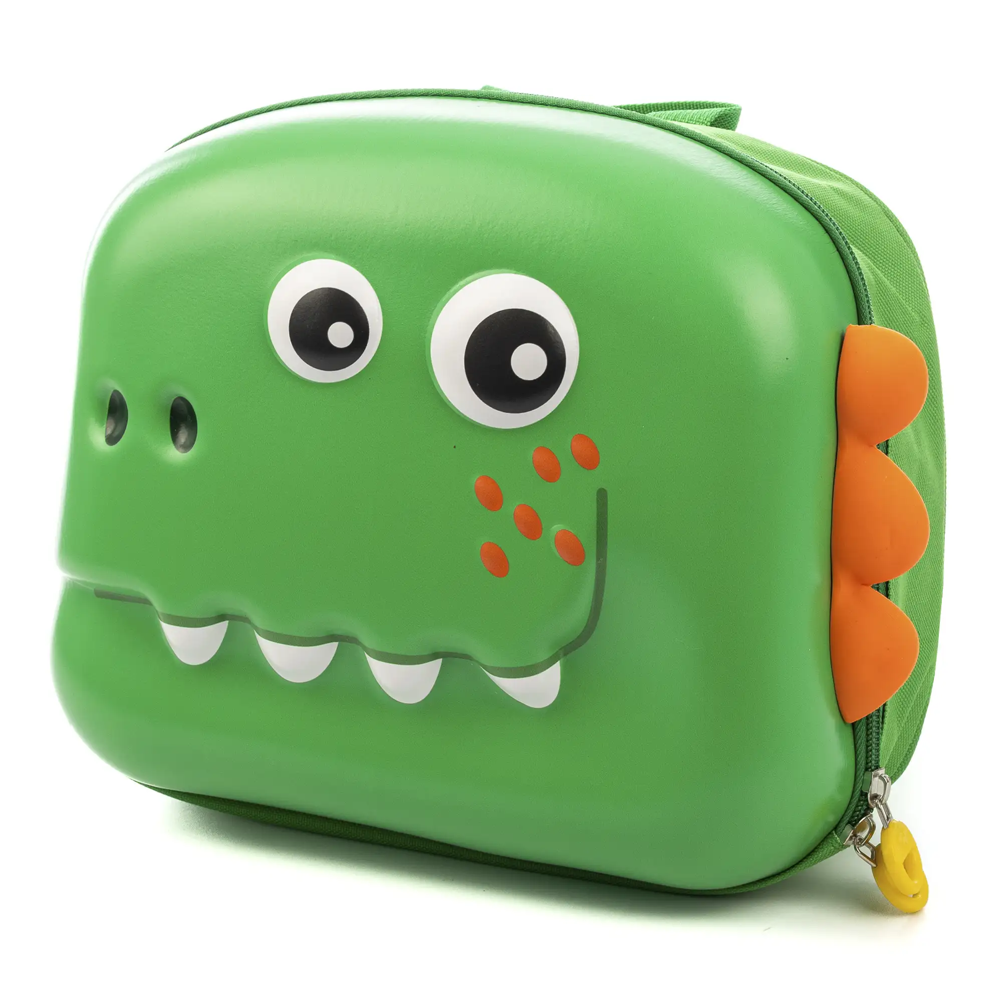 Mochila infantil con diseño de Dinosaurio. Con respaldo y hombreras acolchados, transpirables y ajustables.