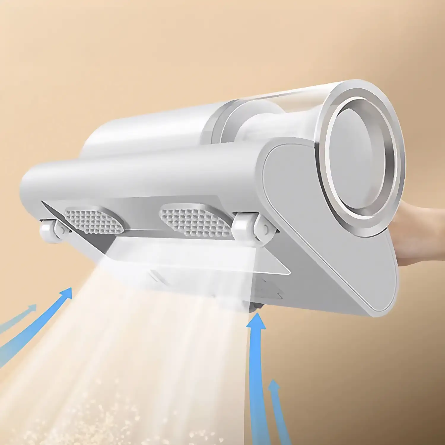 Aspirador de cama de mano, con luz UV e inalámbrico, elimine el polvo, los ácaros, el pelo de mascota, etc.