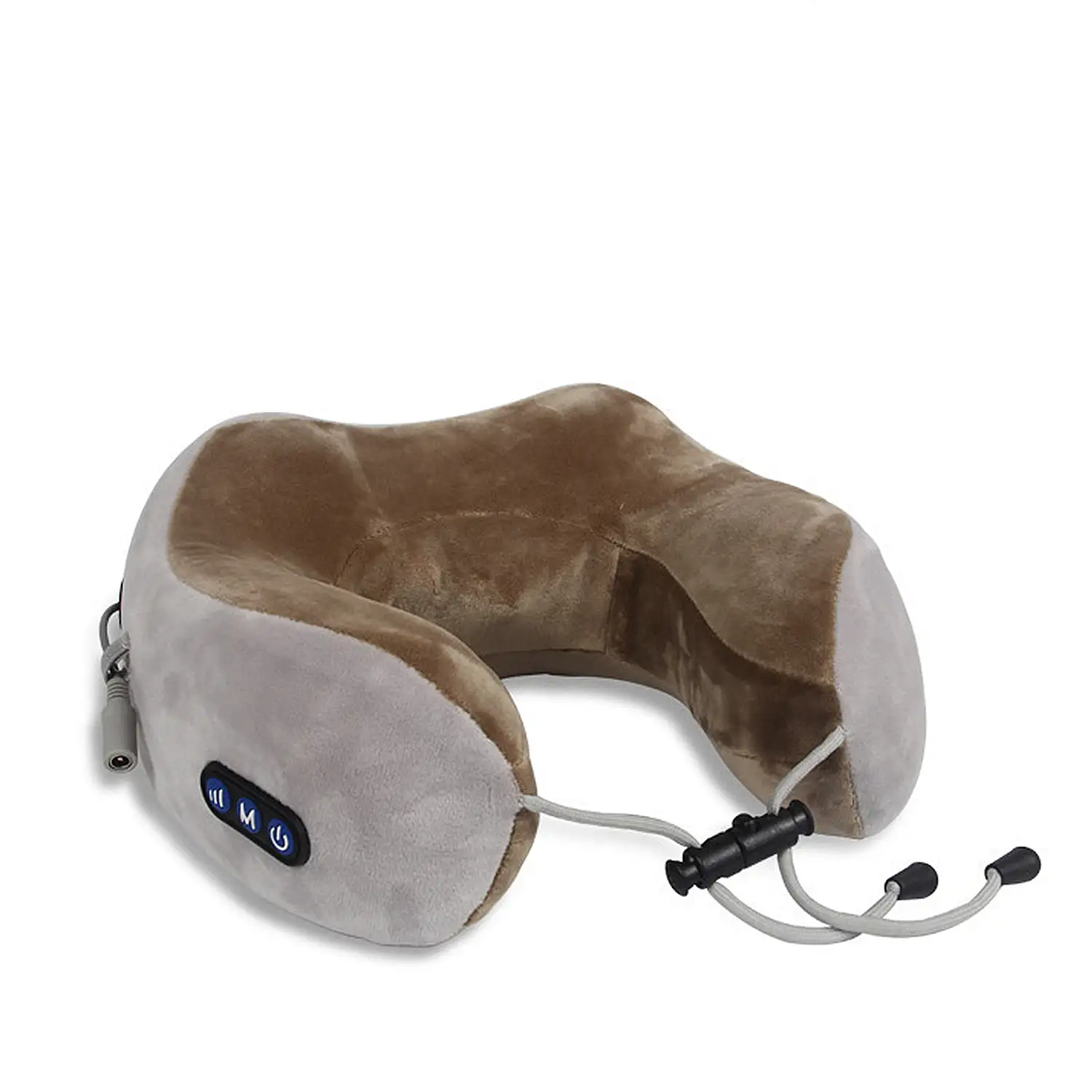 Almohada cervical de masaje con 2 modos y calor infrarrojo. Espuma viscolástica de alta densidad.