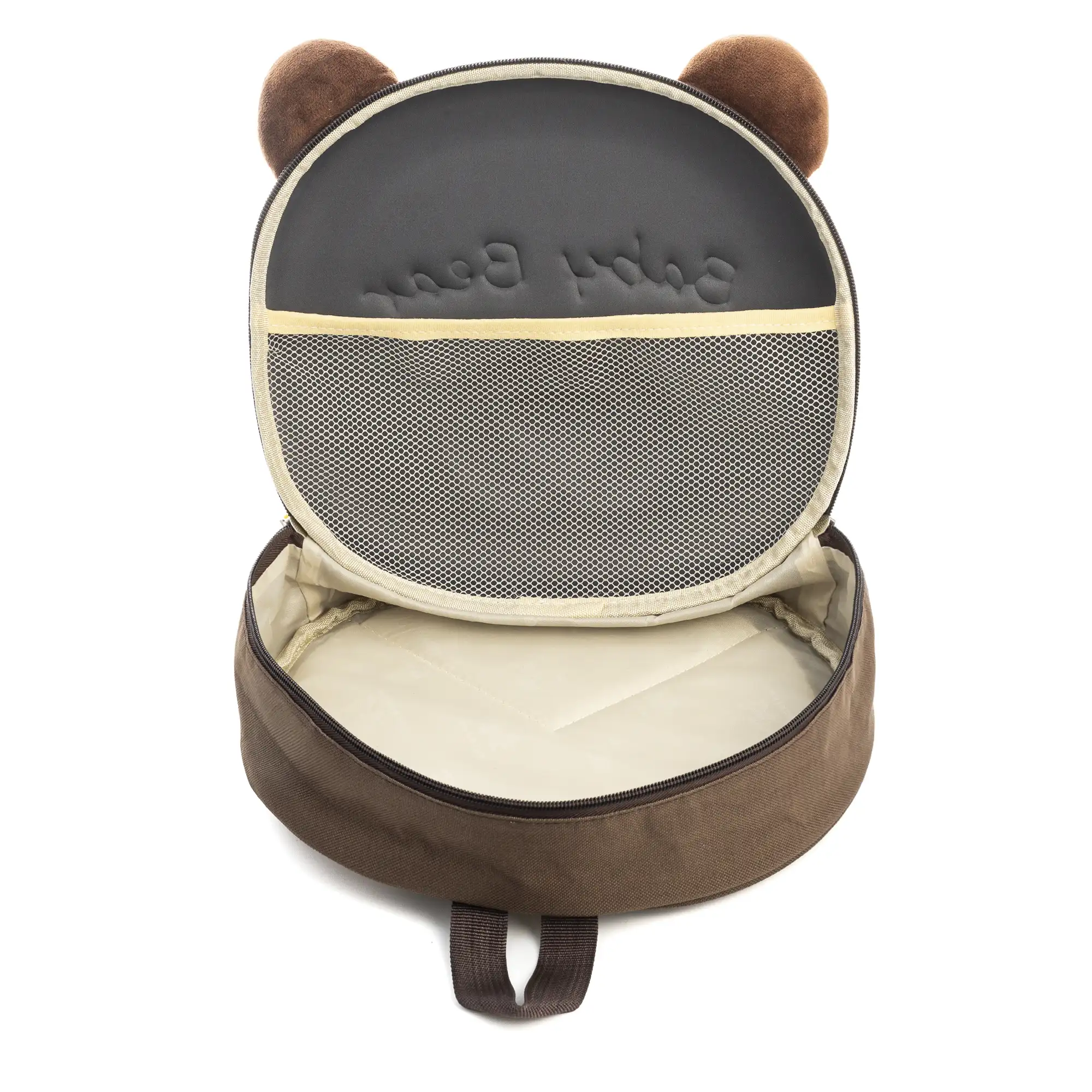 Mochila infantil con diseño de Oso. Con respaldo y hombreras acolchados, transpirables y ajustables.