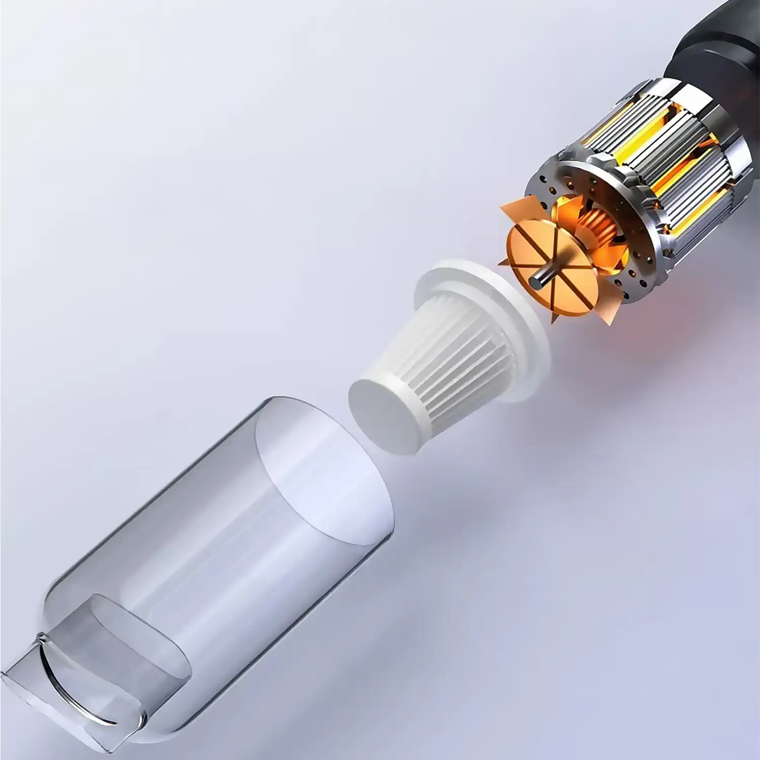 Aspirador de mano 3 en 1 con 120W de potencia.