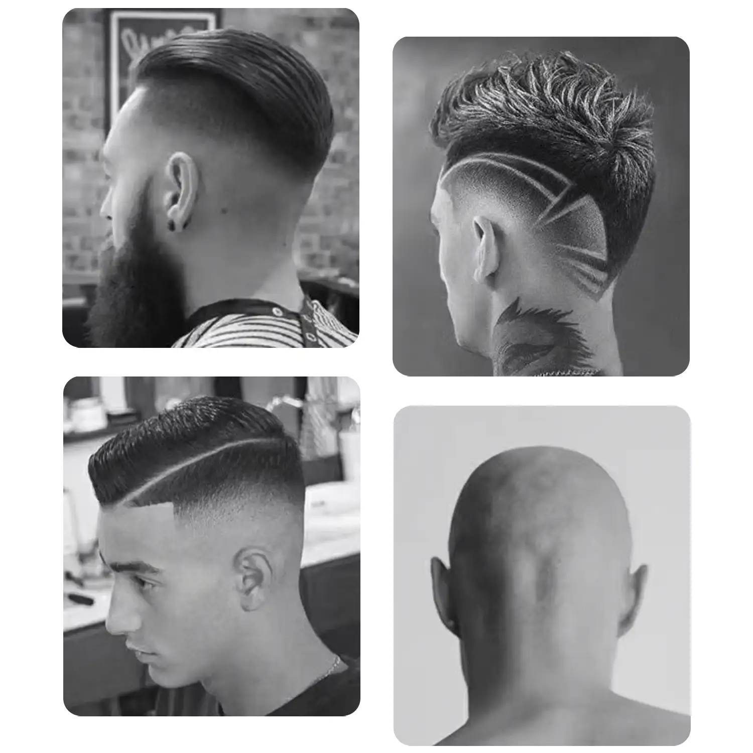 Recortador perfilador para pelo y barba con batería.