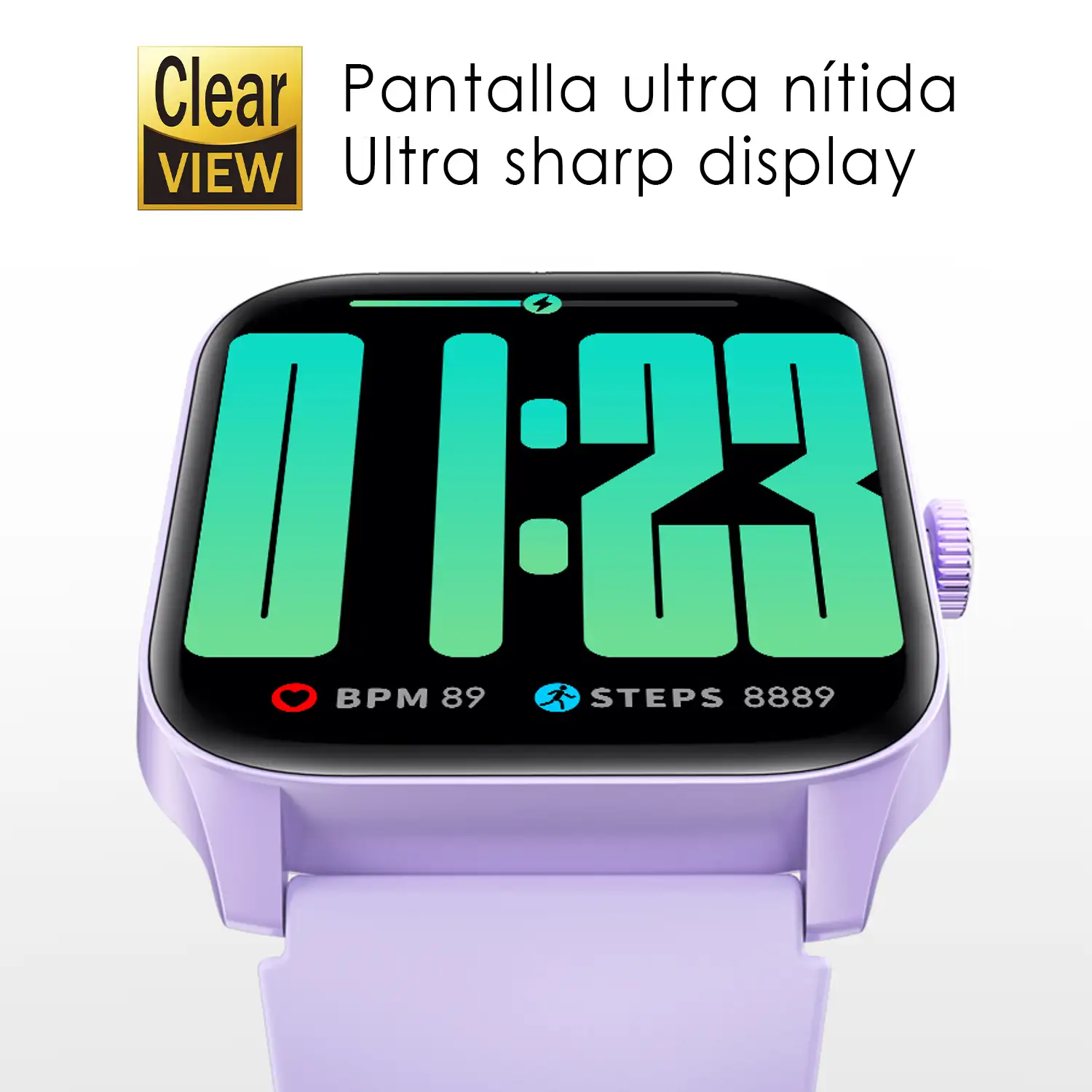 Smartwatch QS56. Llamadas Bluetooth, más de 100 modos deportivos. Medición de pasos, calorías y distancia.