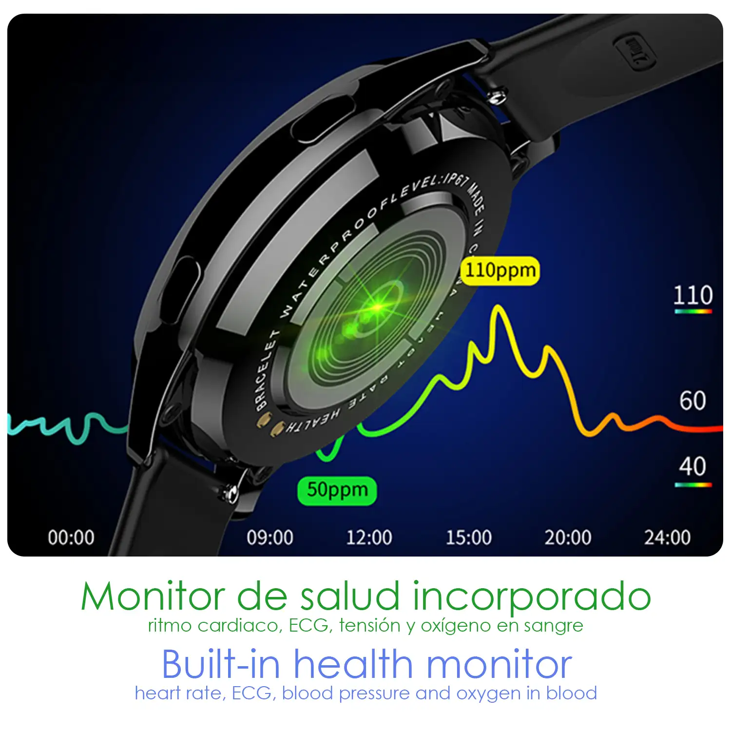Smartwatch T2 Pro con pantalla AMOLED de 1.52