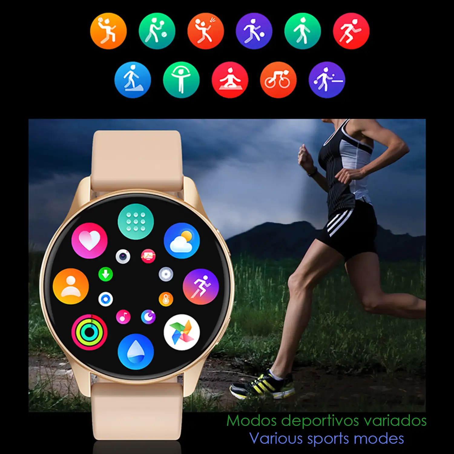 Smartwatch T2 Pro con pantalla AMOLED de 1.52