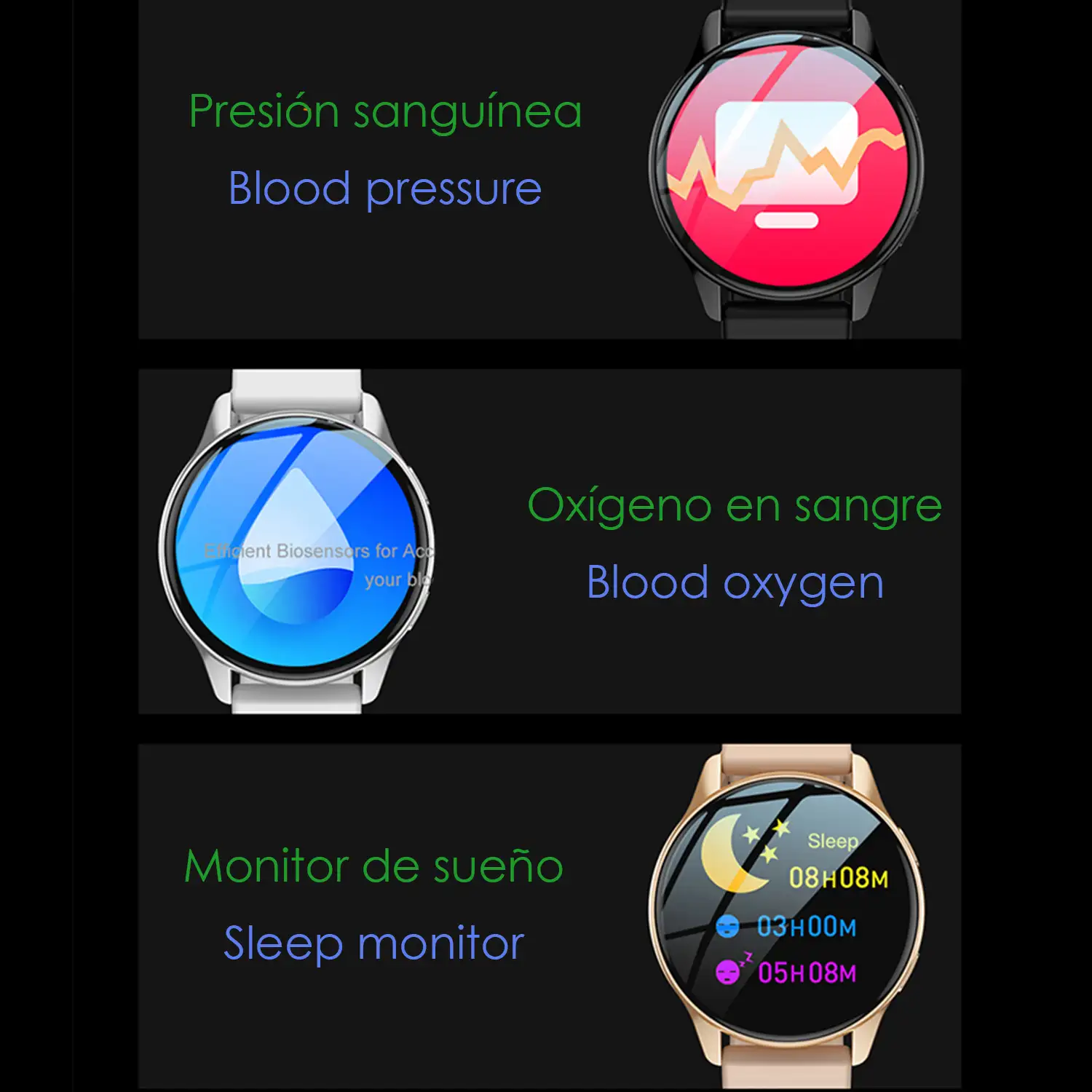 Smartwatch T2 Pro con pantalla AMOLED de 1.52