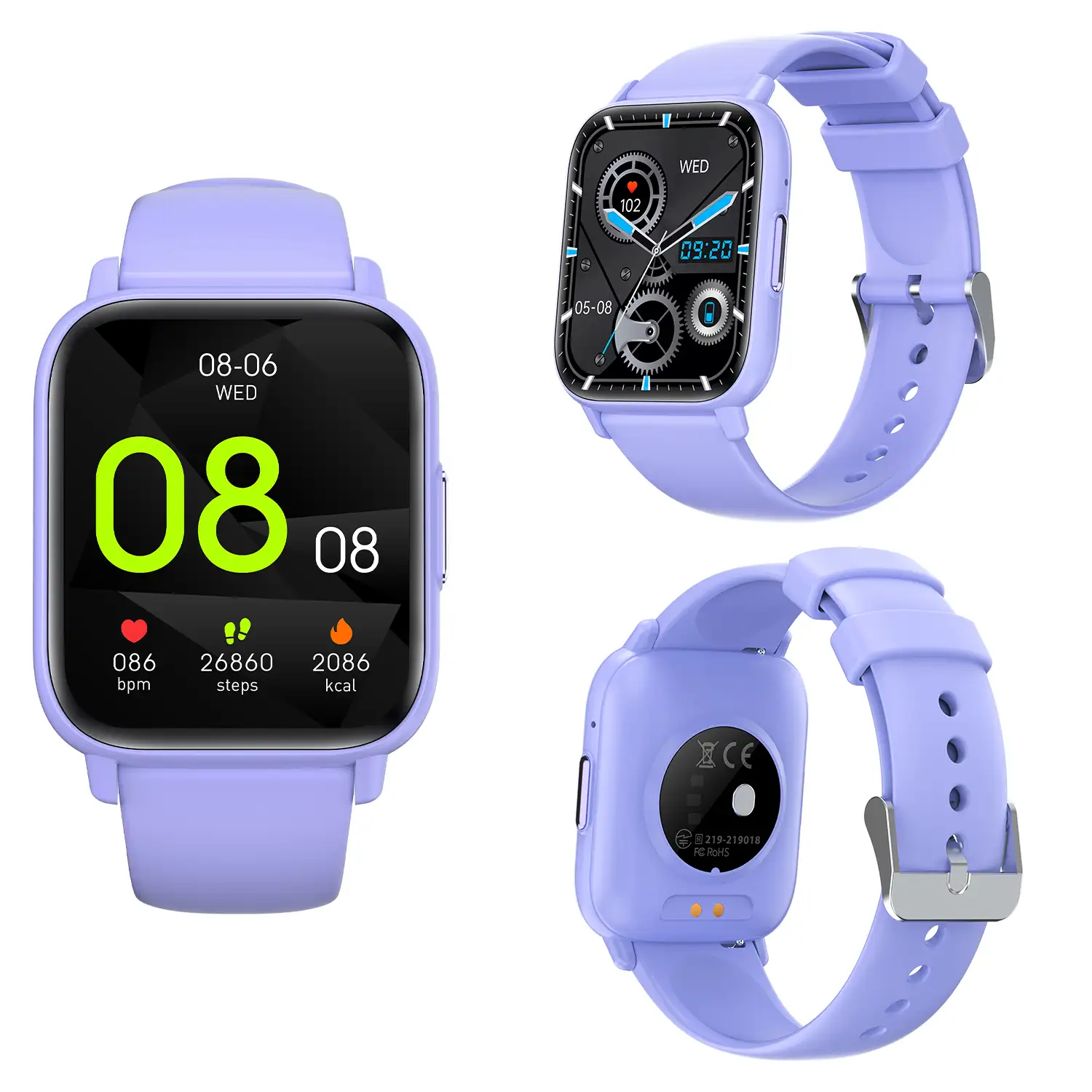 Smartwatch DM60 , multitud de modos deportivos y mediciones de salud. Llamadas bluetooth y avisos de notificaciones.