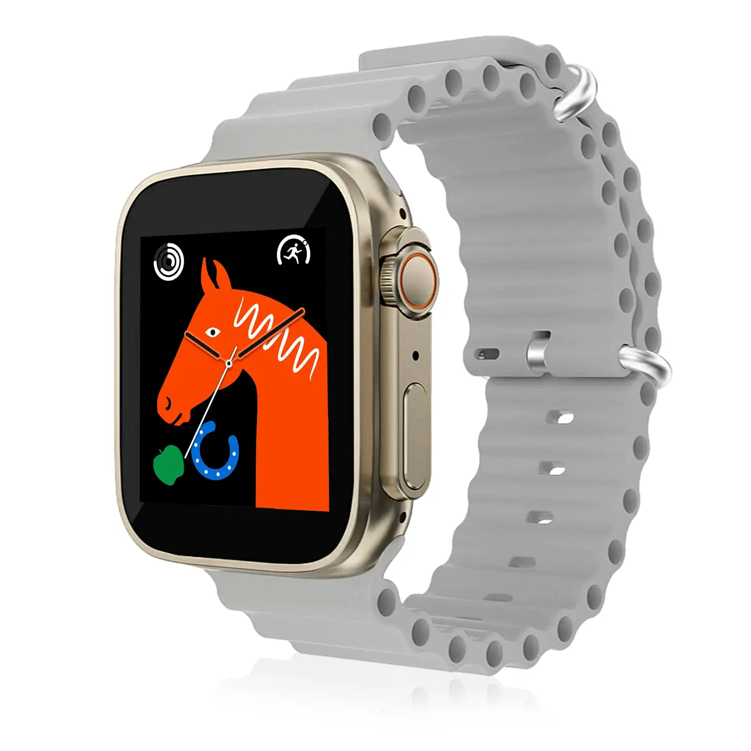 Smartwatch T500 Ultra, aviso de notificaciones, teclado de llamada bluetooth, modos de deporte y monitor cardiaco.
