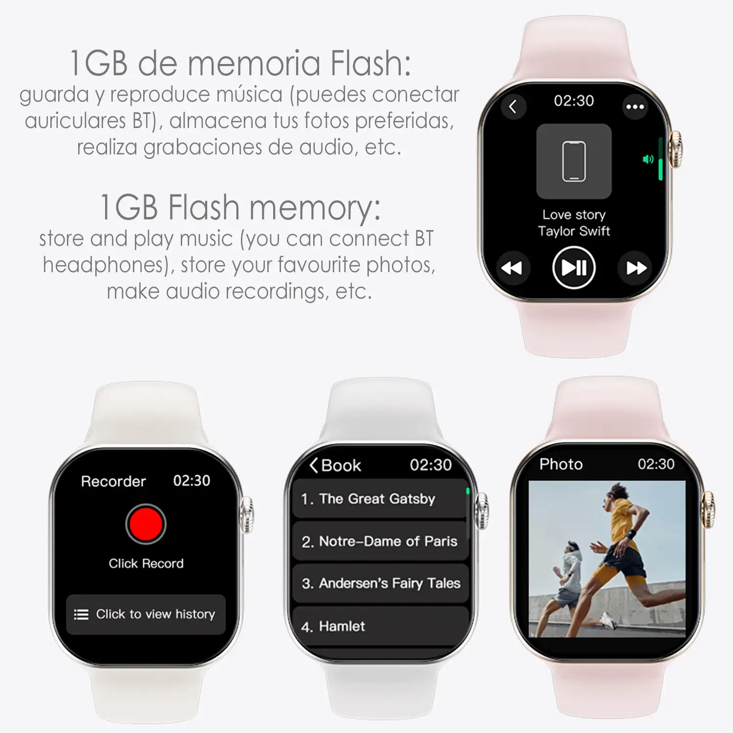 Smartwatch S10P con pantalla de 2,1