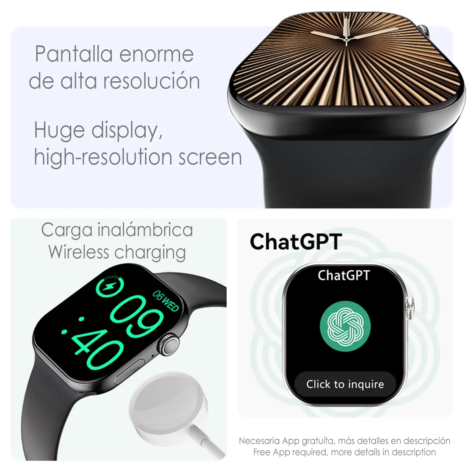 Smartwatch S10P con pantalla de 2,1