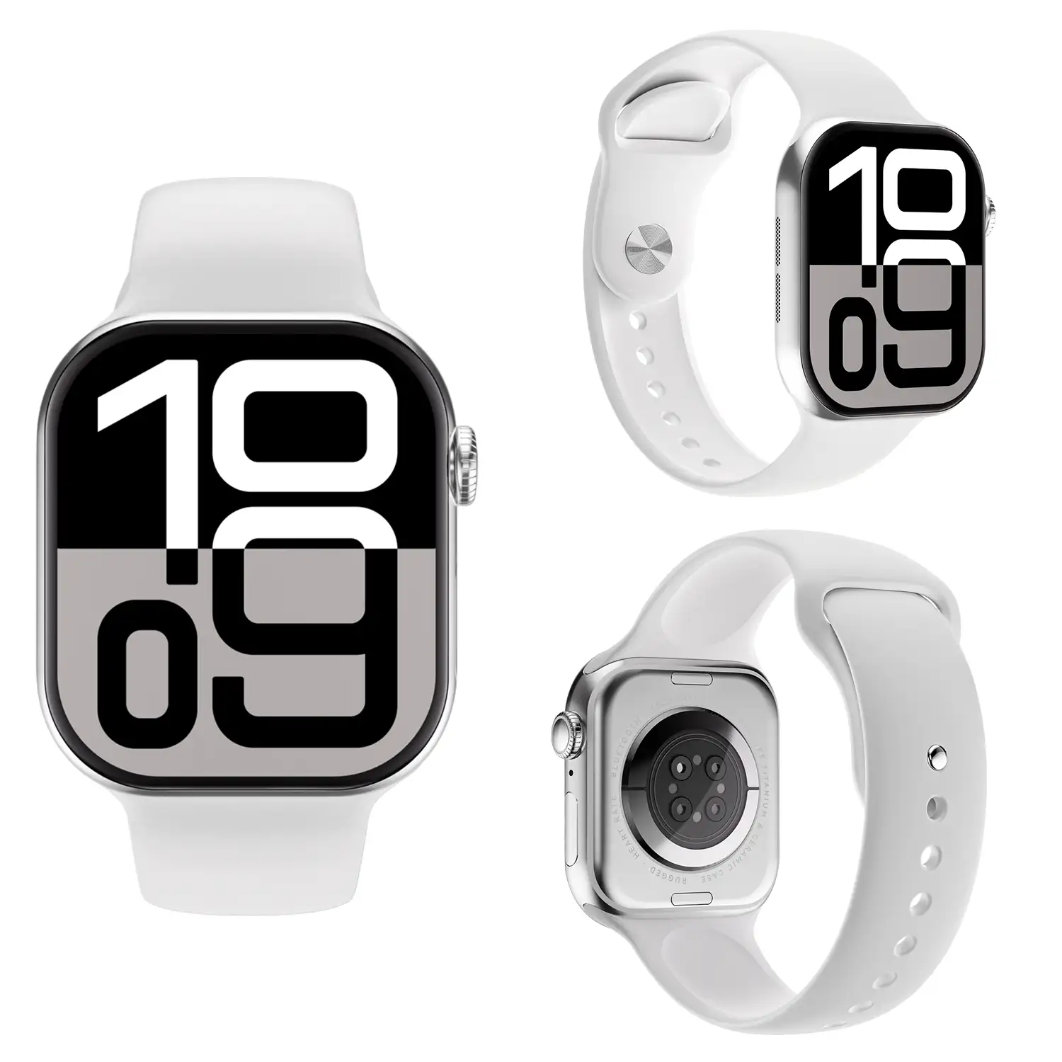 Smartwatch S10 con monitor cardiaco avanzado, ECG, azúcar en sangre, llamadas Bluetooth. Traductor por voz, ChatGPT y juegos de habilidad.