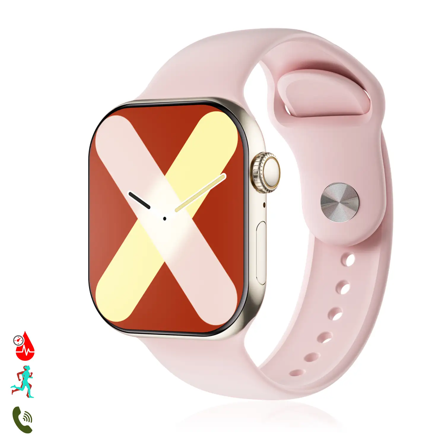 Smartwatch S10 con monitor cardiaco avanzado, ECG, azúcar en sangre, llamadas Bluetooth. Traductor por voz, ChatGPT y juegos de habilidad.