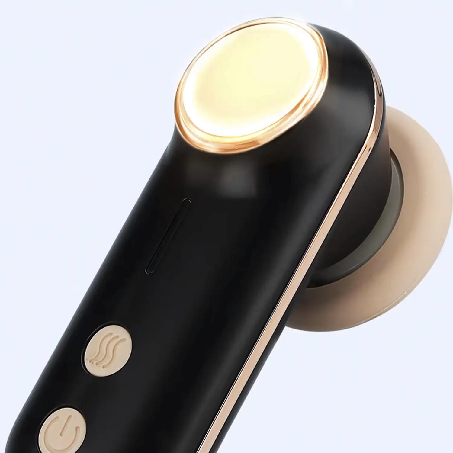 Masajeador electrónico, para el cuidado facial, ojos y cabeza. Con placa de calor de 3 niveles. 3 niveles de vibración.
