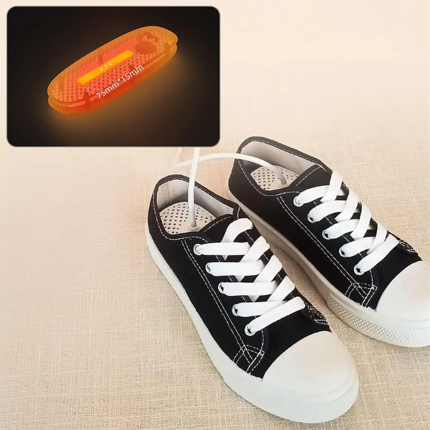 Secador inteligente de zapatos y calcetines. 20W de potencia.