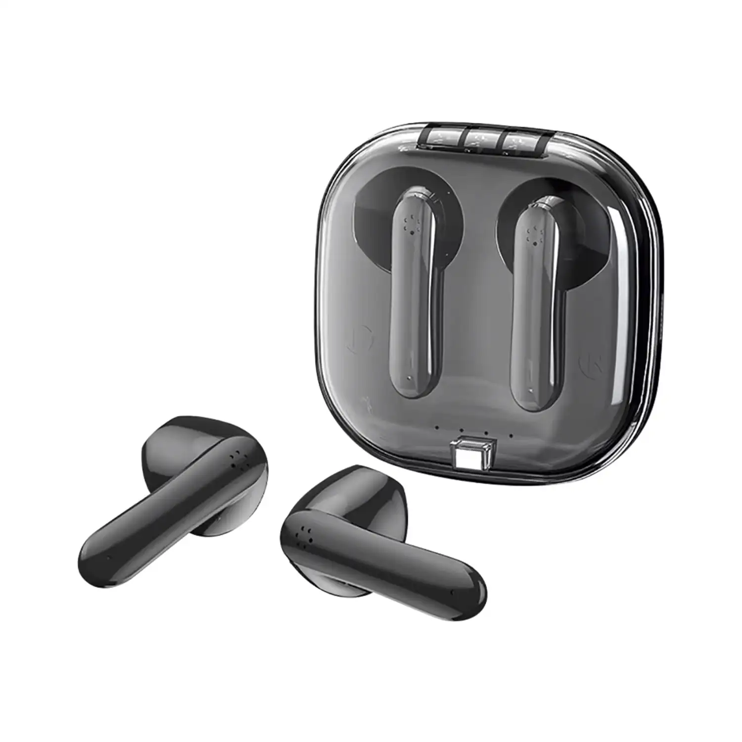 Auriculares TWS S5 Bluetooth. Control táctil. Base de carga 300mAh + 30mAh.