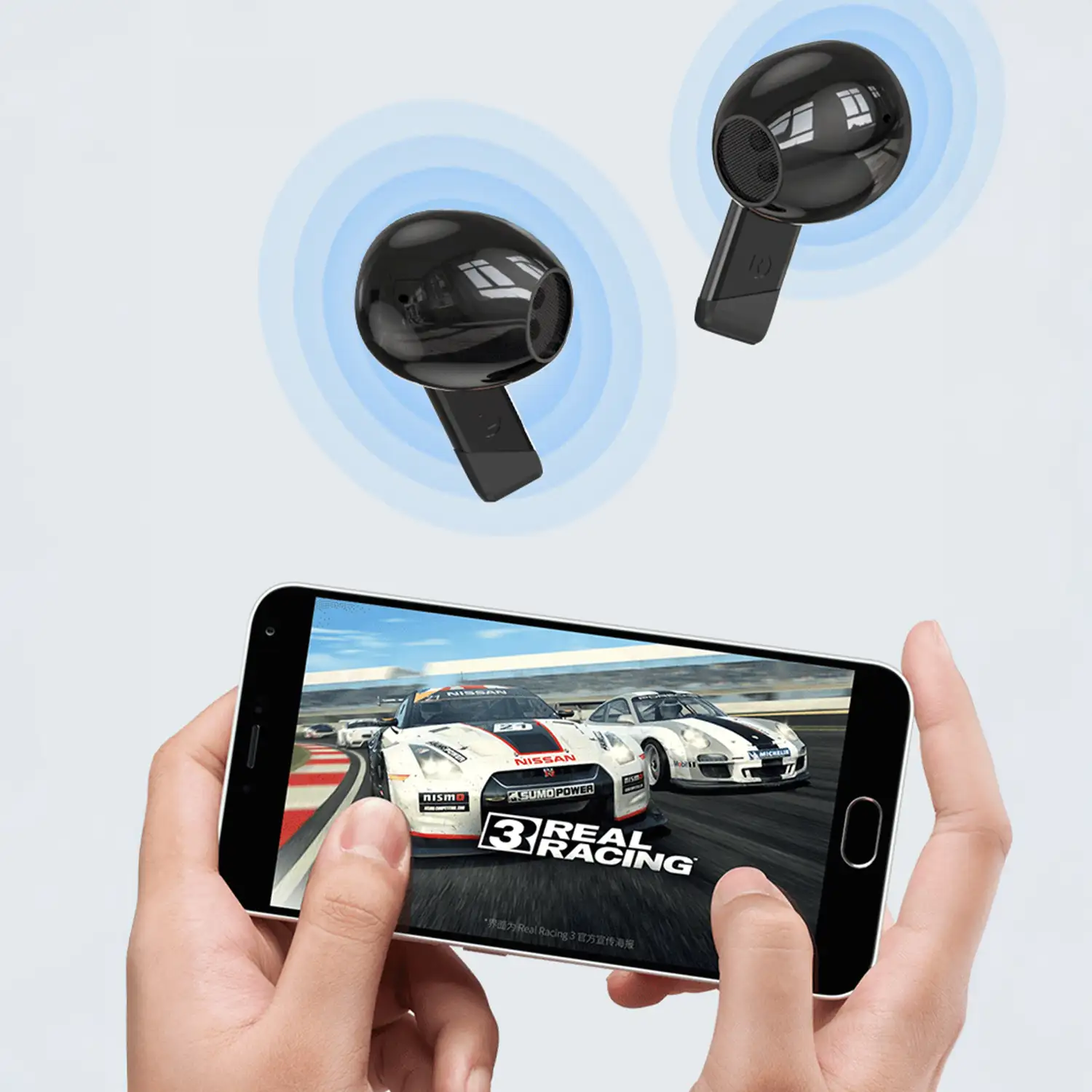 Auriculares TWS L12S Bluetooth 5.1. Control táctil. Base de carga 200mAh + 35mAh.