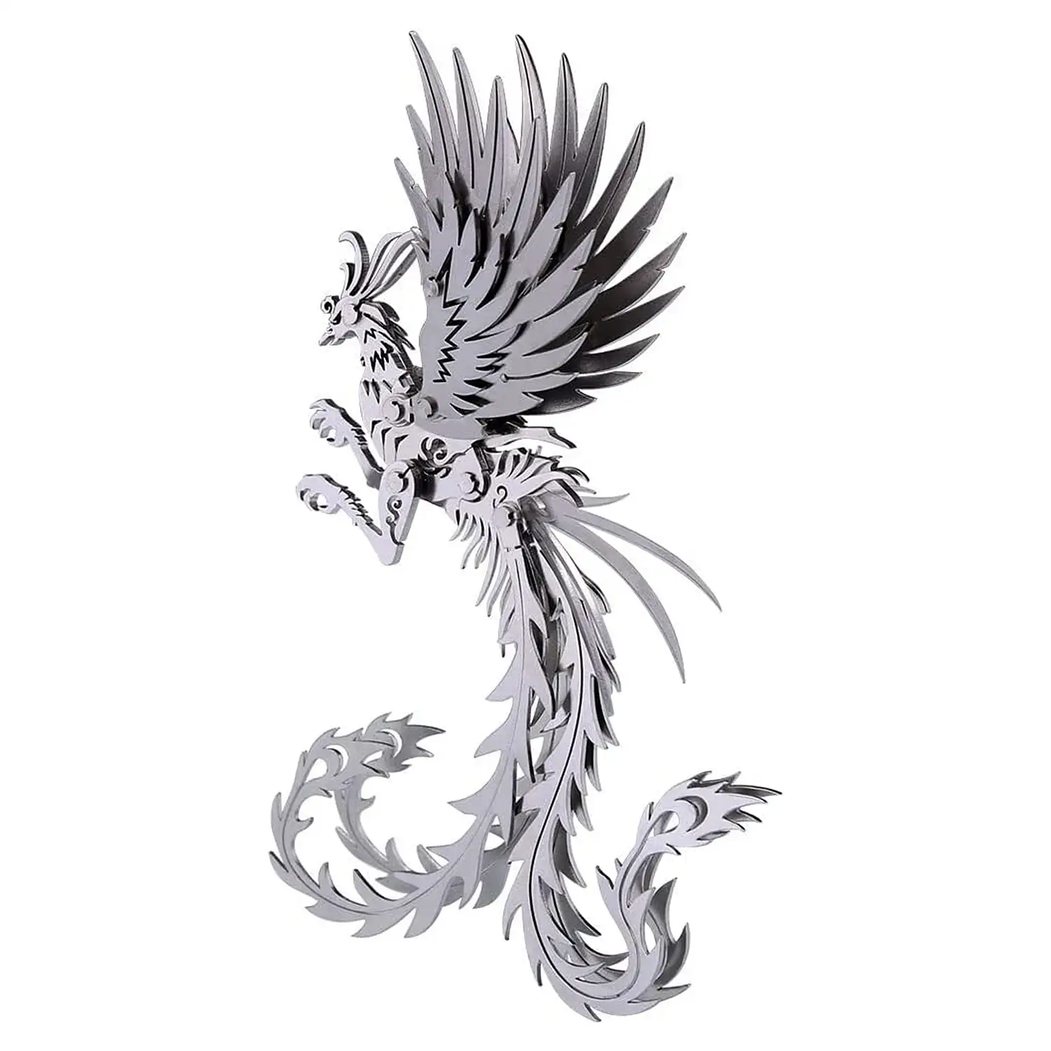 Maqueta 3D de acero inoxidable. Modelo Fénix.
