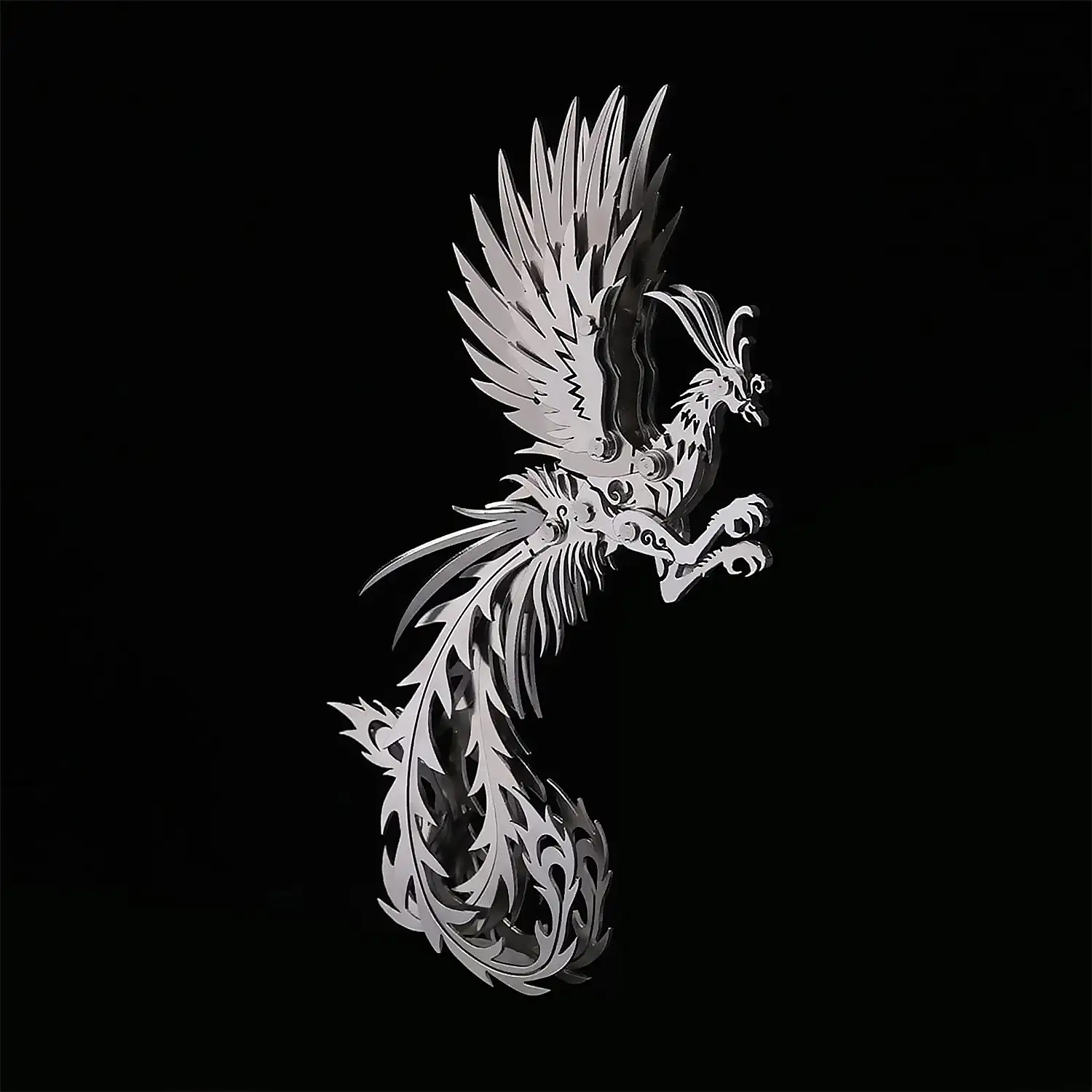 Maqueta 3D de acero inoxidable. Modelo Fénix.
